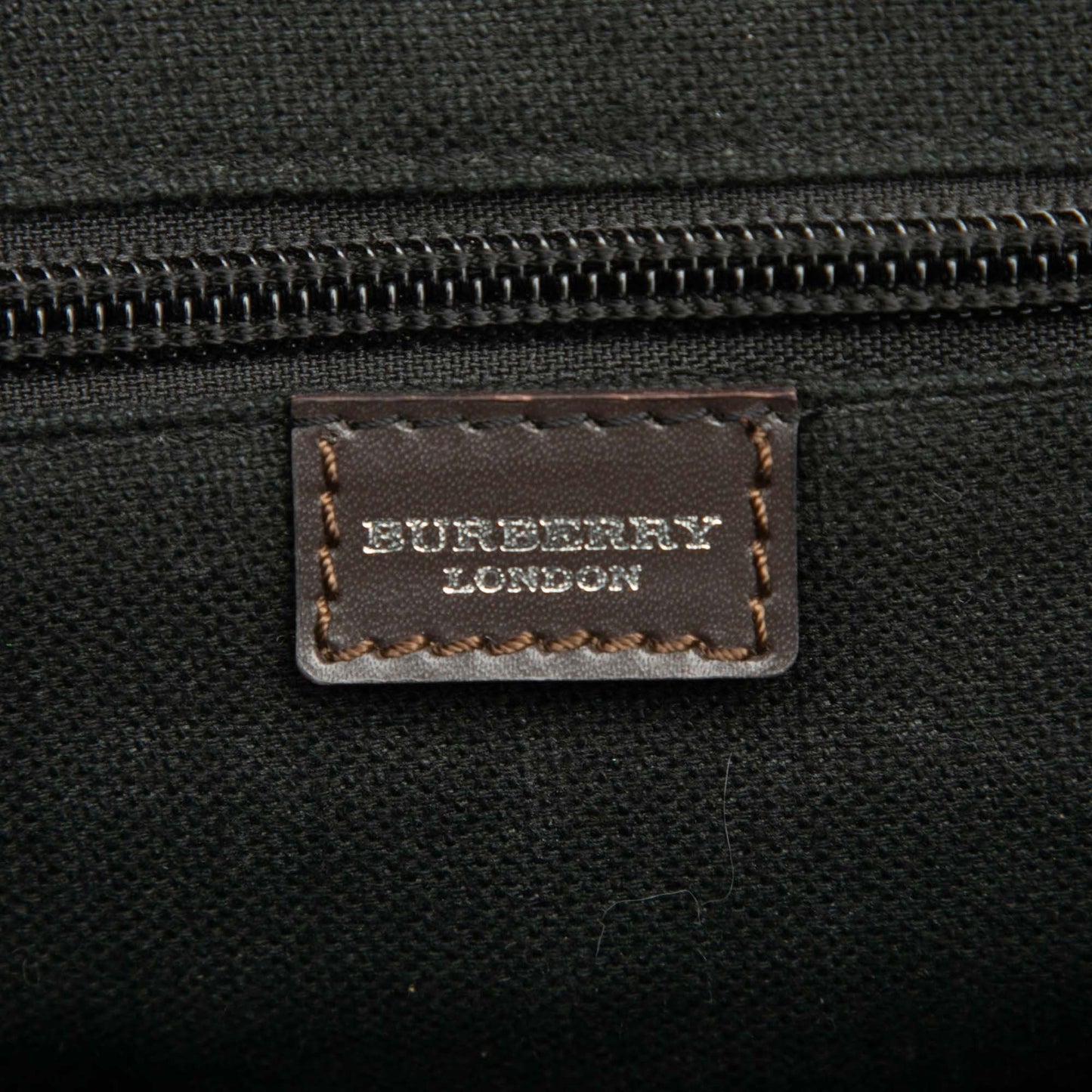Burberry Smoke Check Coated Canvas and Leather Crossbody