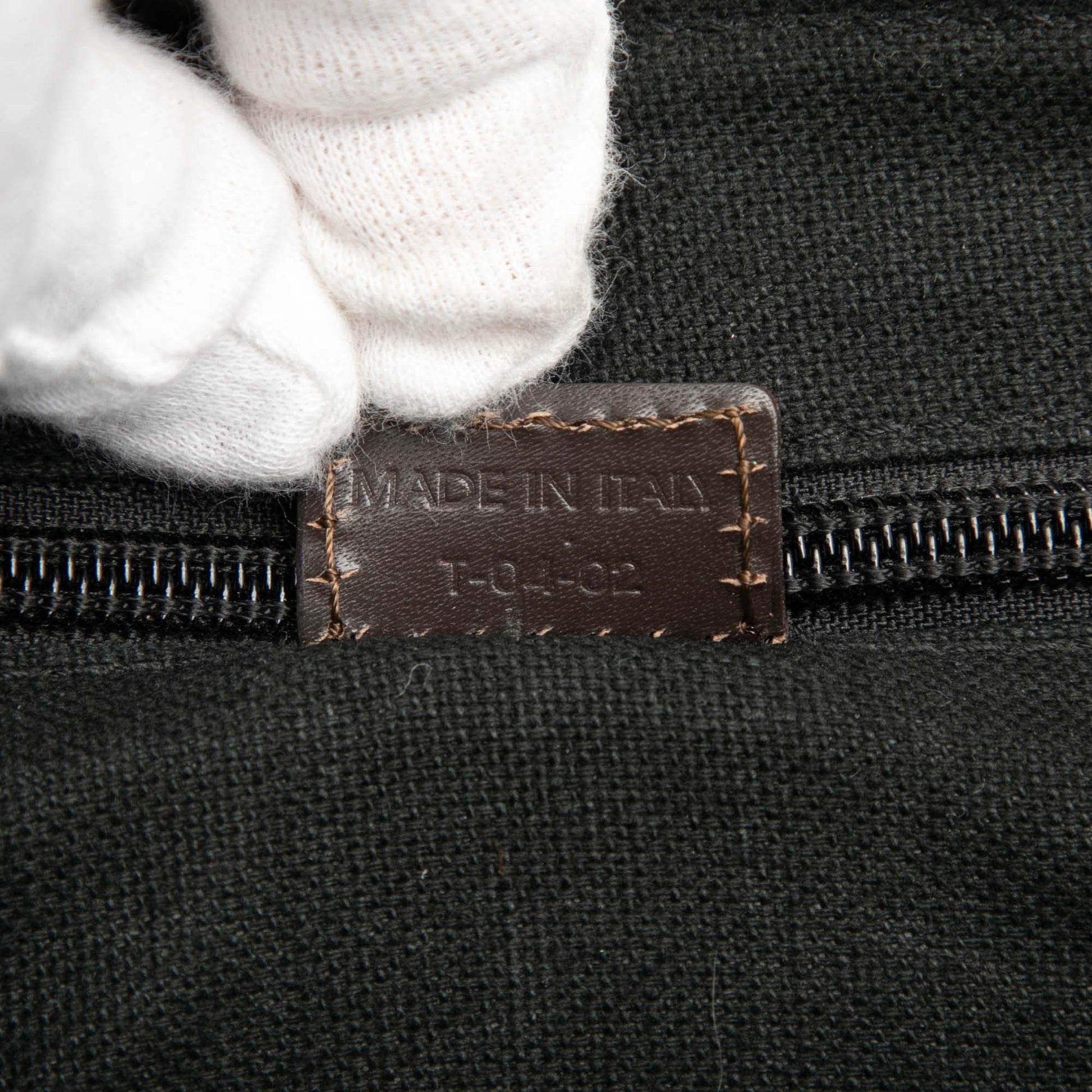 Burberry Smoke Check Coated Canvas and Leather Crossbody