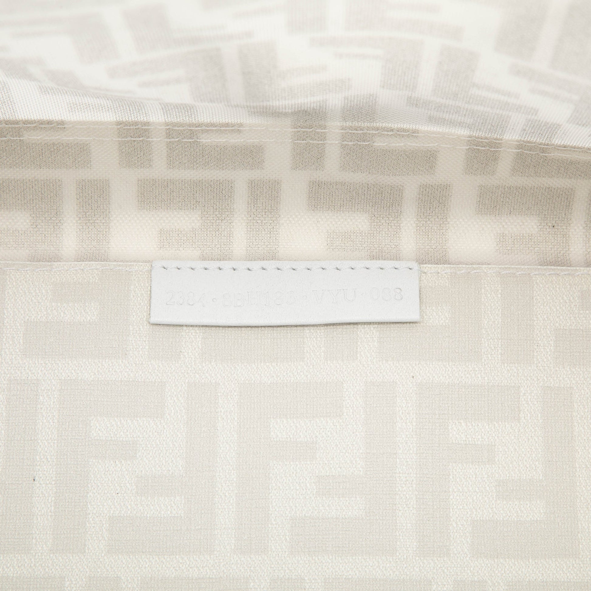 Fendi Coated Canvas Trimmed Zucca Mesh Tote