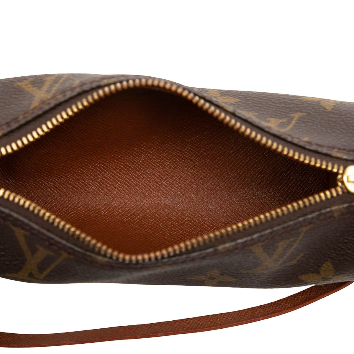 Louis Vuitton Monogram Papillon Pochette — Brown
