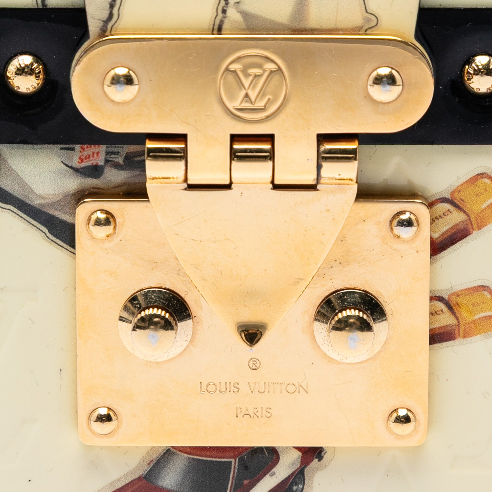 Louis Vuitton Monogram Vernis Stickers Petite Malle