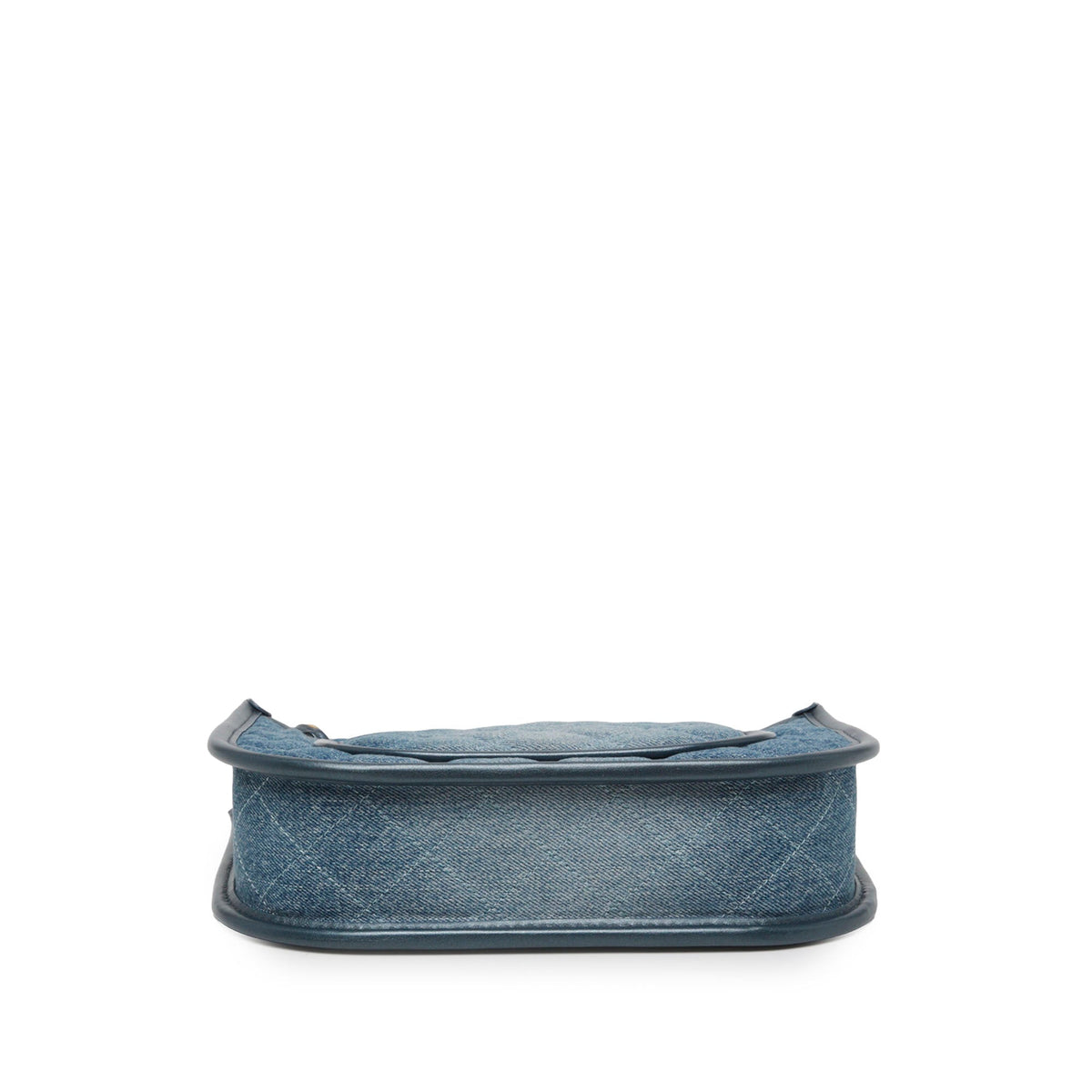 Chanel CC Quilted Denim Hobo Bag — Blue