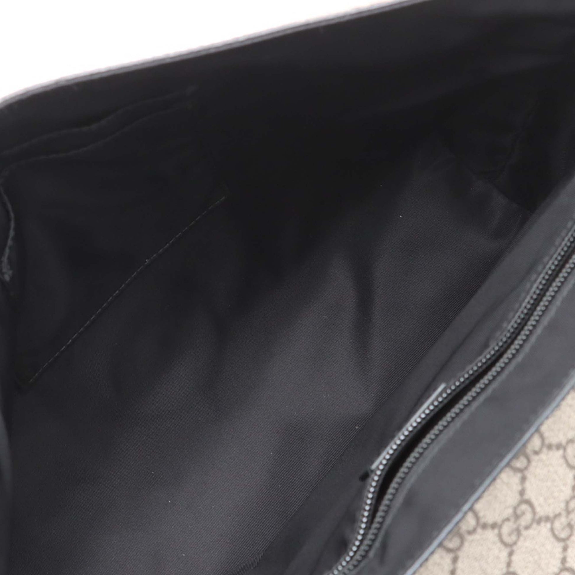 Gucci GG Supreme Web Flap Messenger Bag