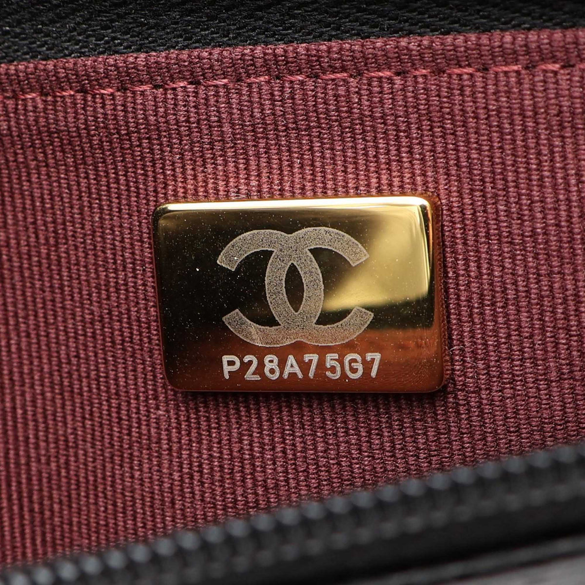 Chanel CC Quilted Caviar Wallet on Chain