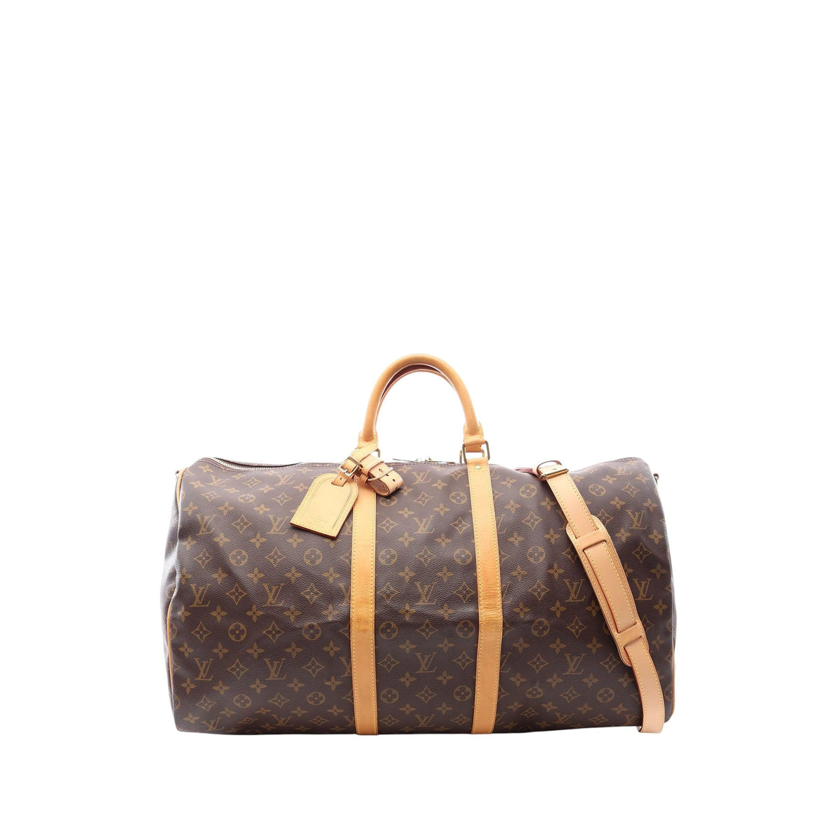Louis Vuitton Monogram Keepall Bandouliere 55 — Brown