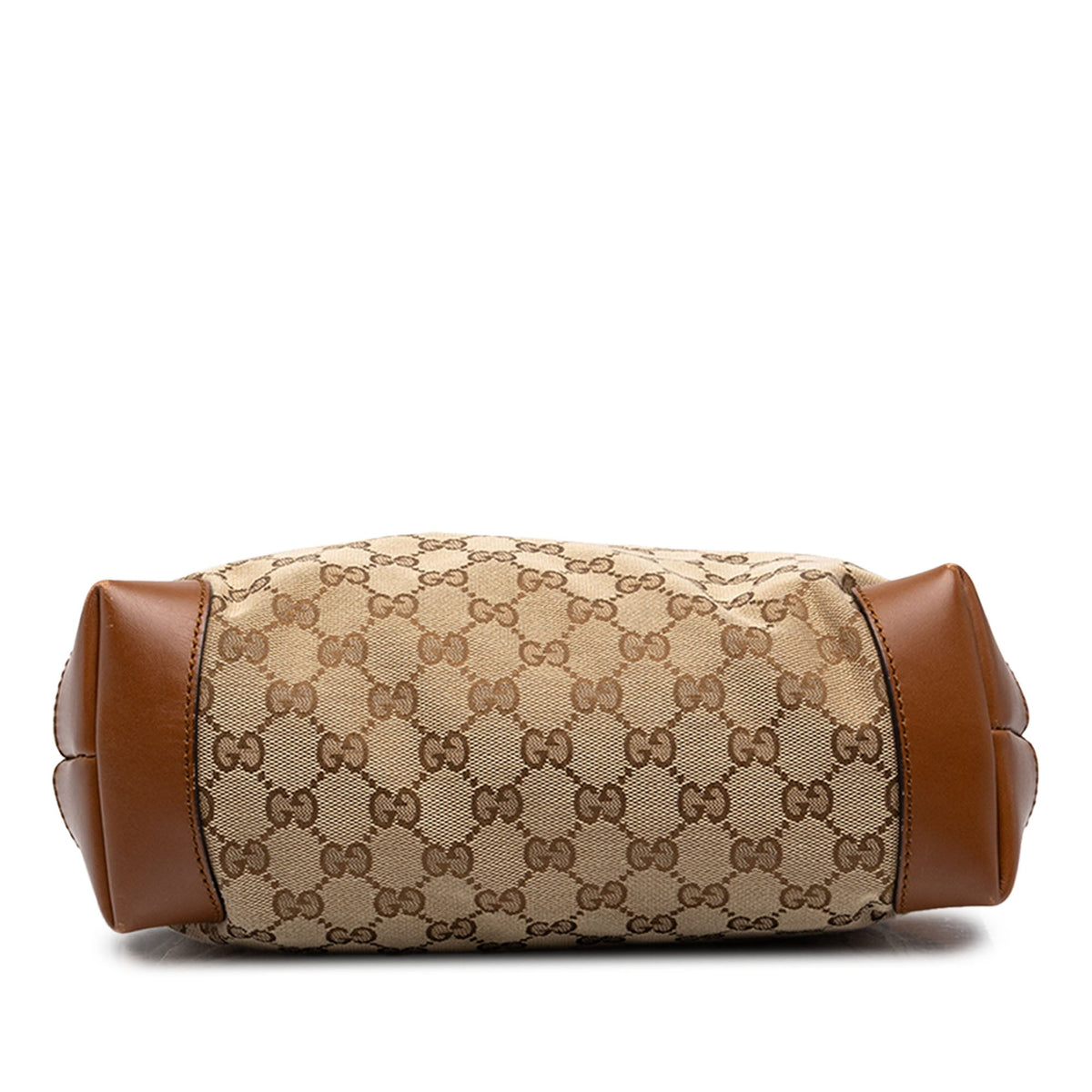 Gucci GG Canvas Web Crossbody — Beige