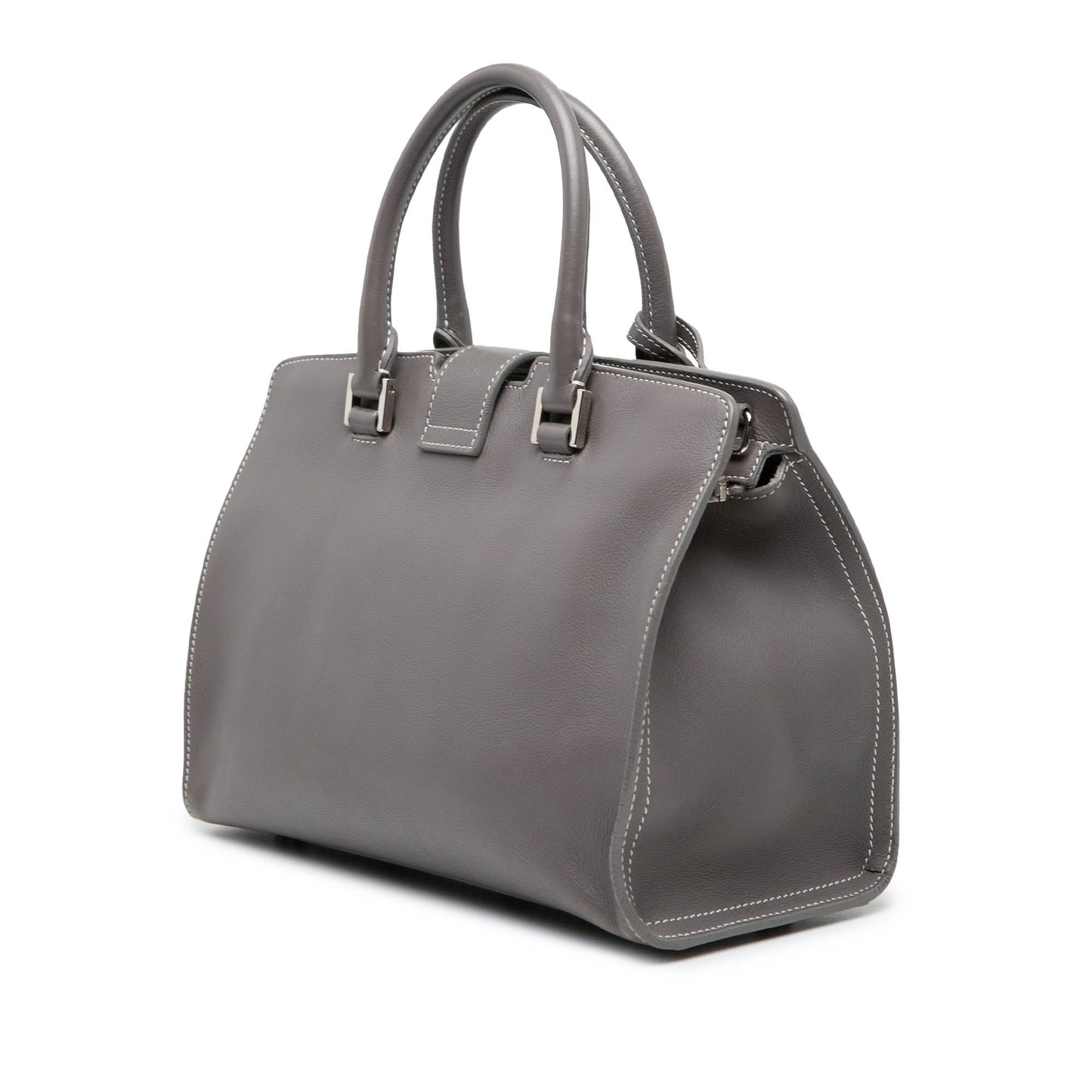 Saint Laurent Baby Leather Monogram Downtown Cabas Satchel