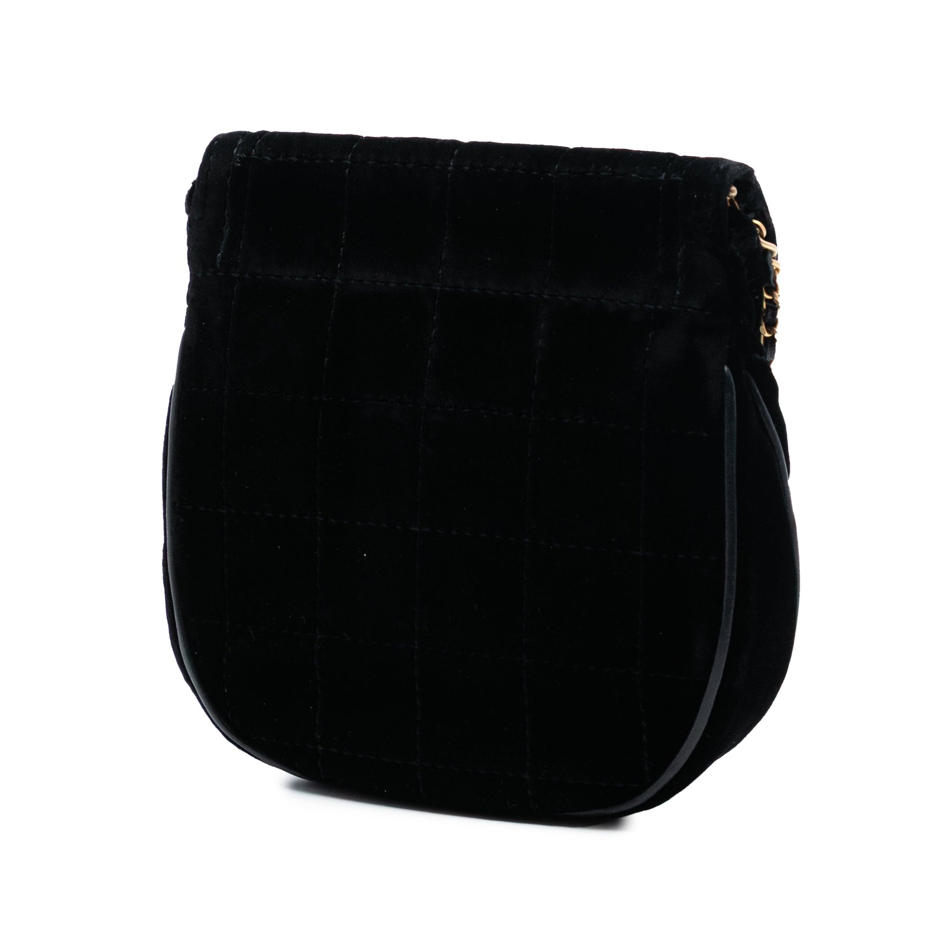 Chanel Mini Chocolate Bar Velvet Flap Crossbody