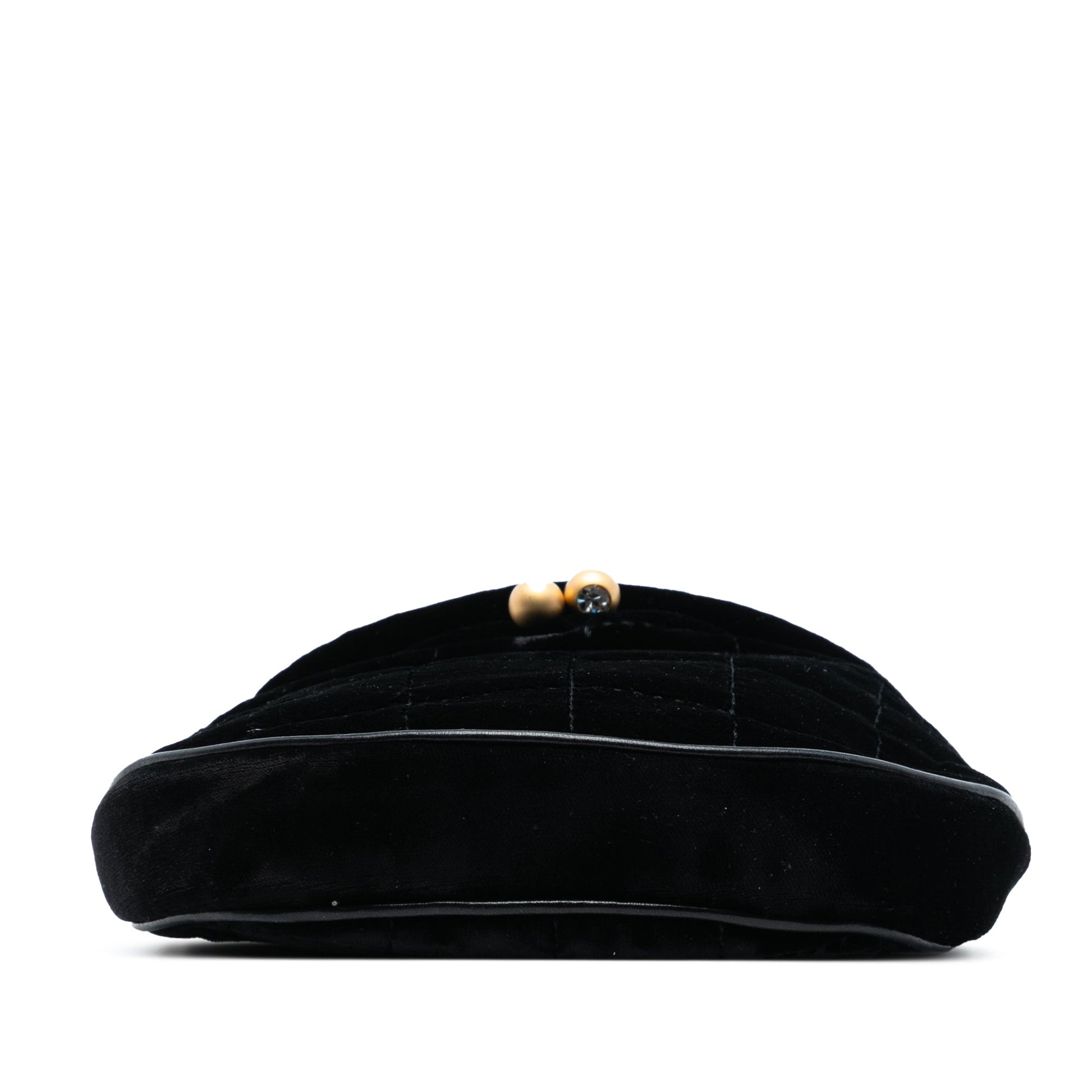 Chanel Mini Chocolate Bar Velvet Flap Crossbody