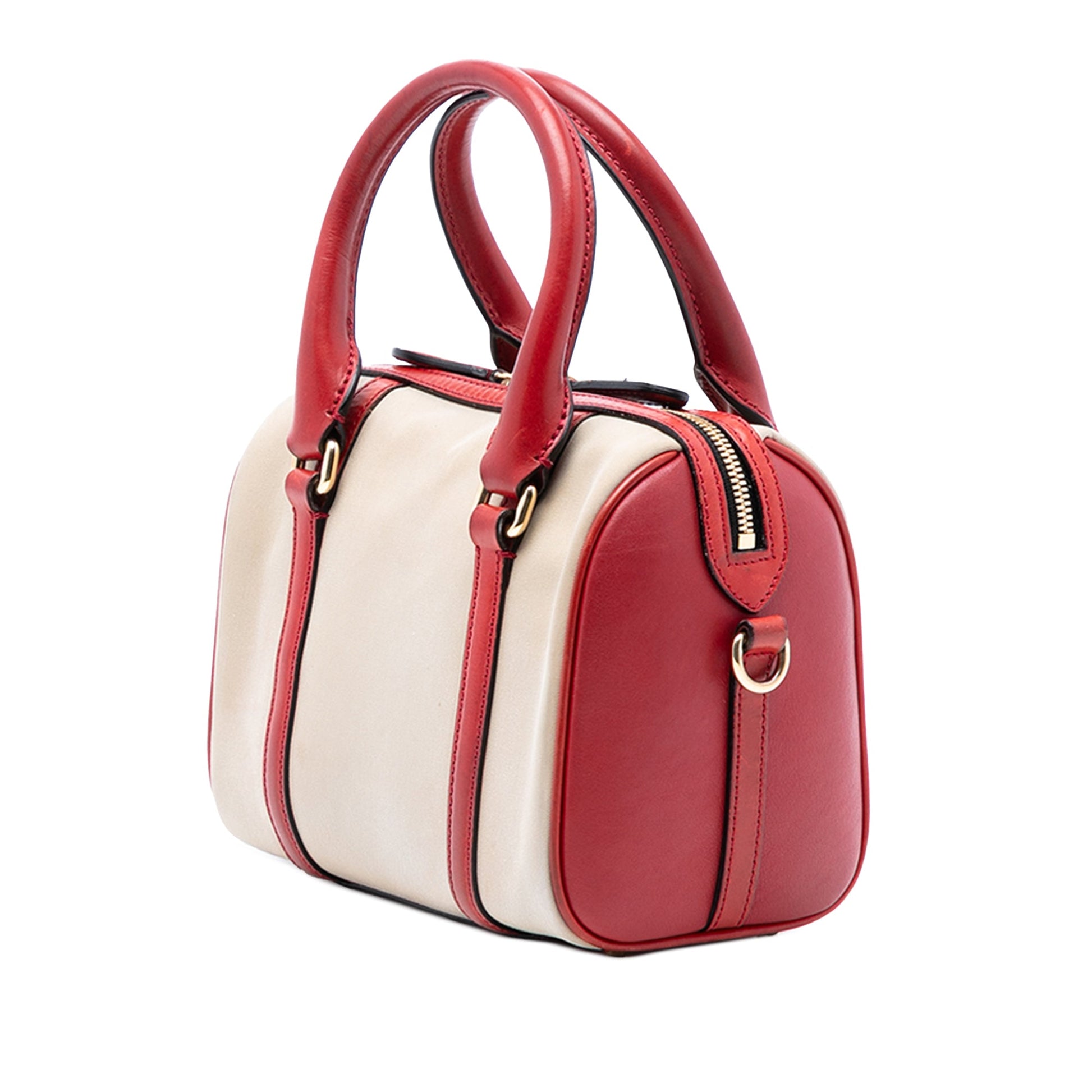 Burberry Small Canvas Alchester Bowling Bag