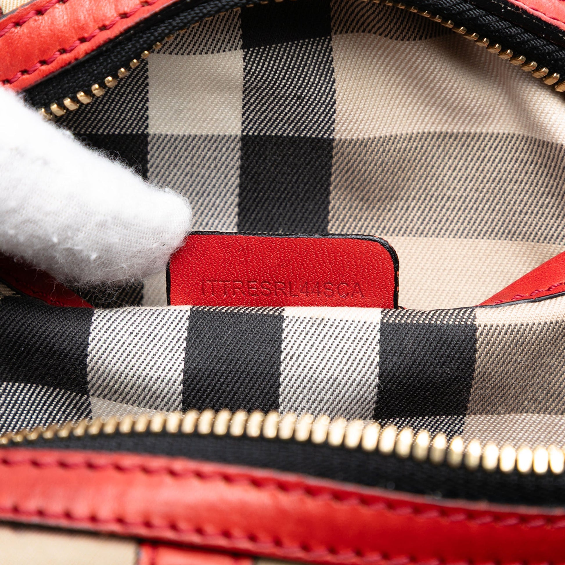 Burberry Small Canvas Alchester Bowling Bag