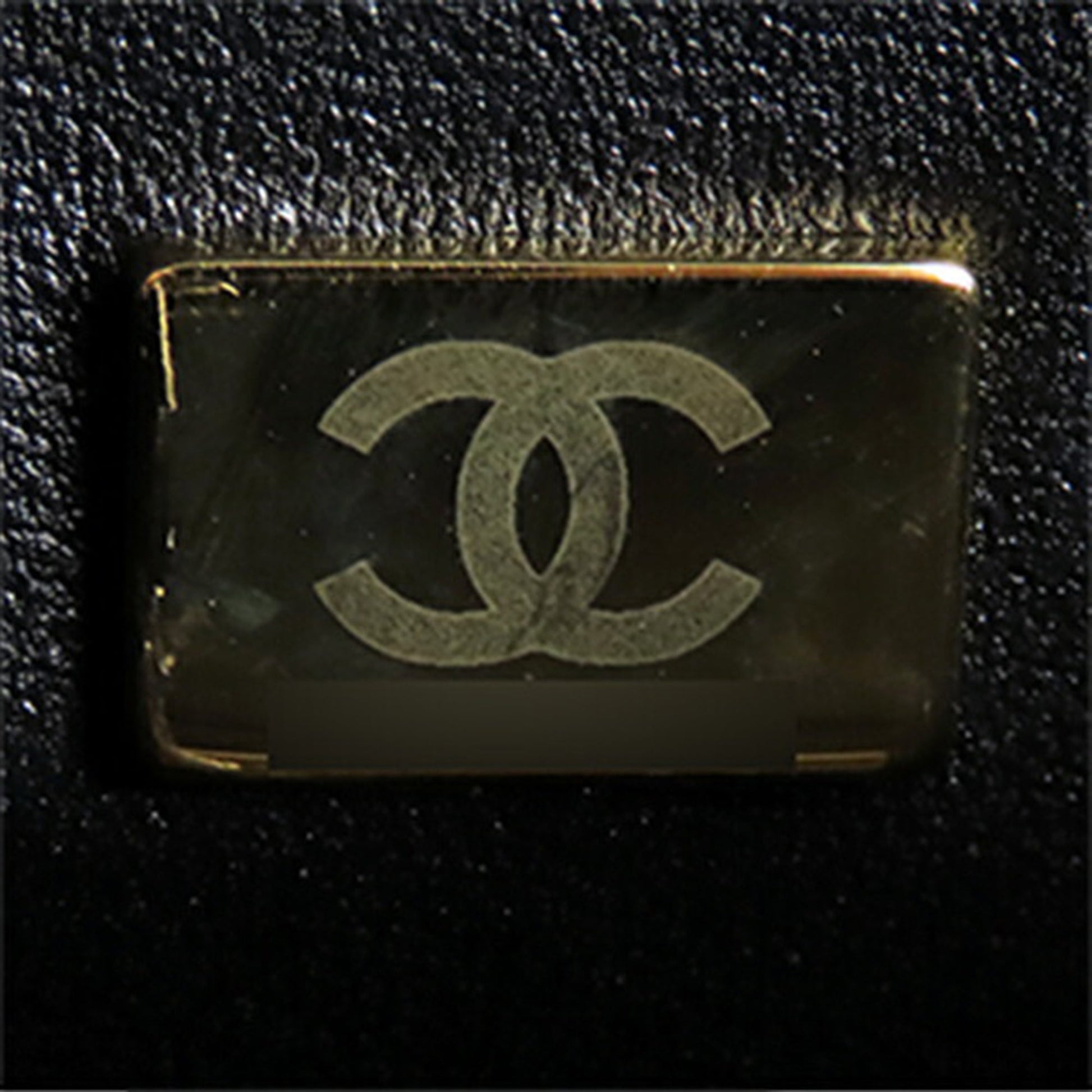 Chanel Medium Quilted Calfskin Studded Square Vanity Case