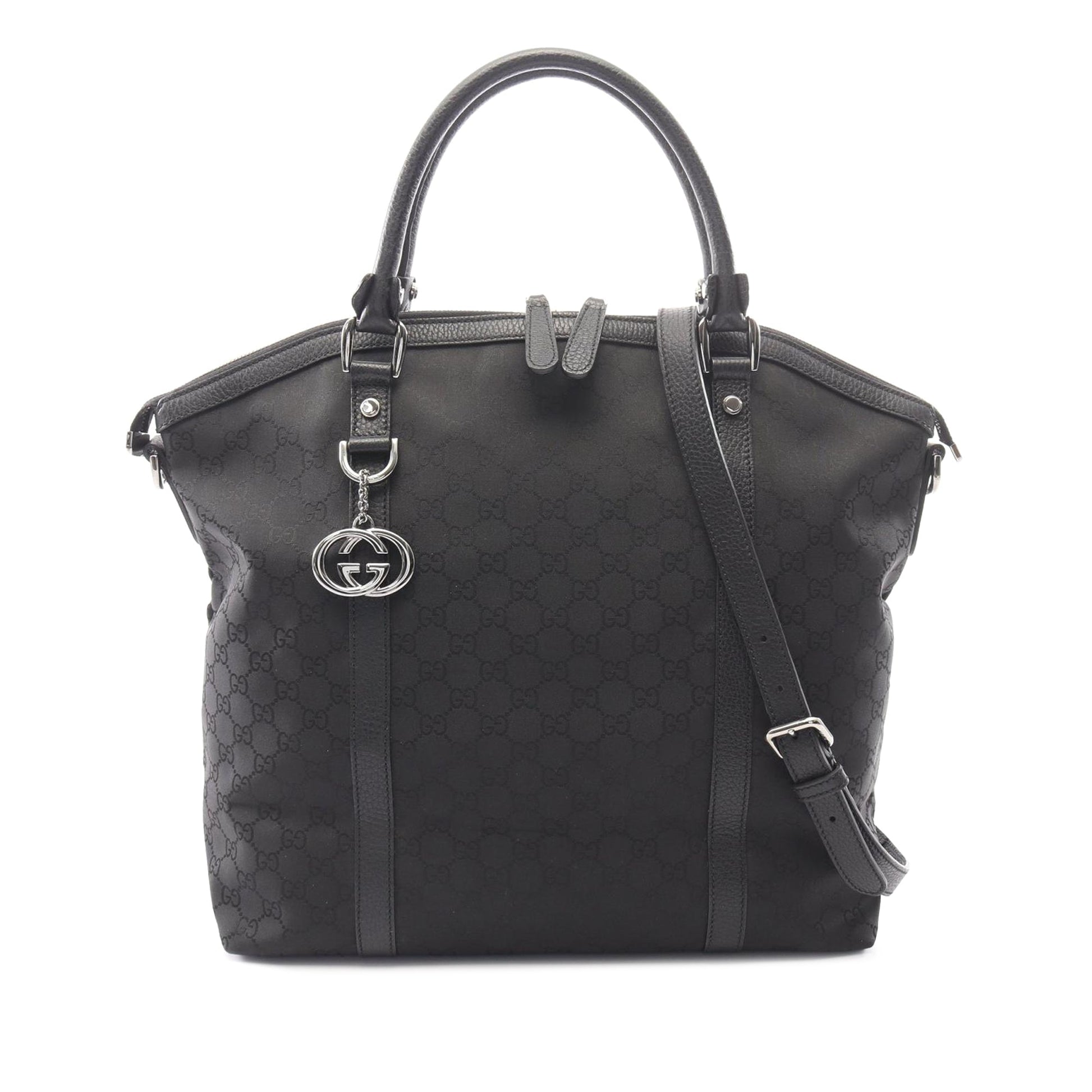 Gucci Large GG Canvas Charm Dome Satchel