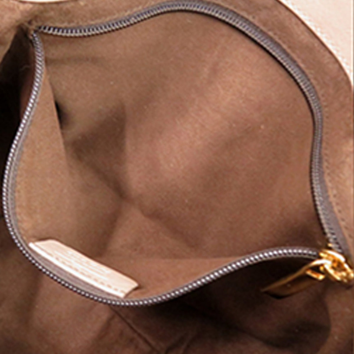 Ferragamo Double Gancini Fur Tote — Brown