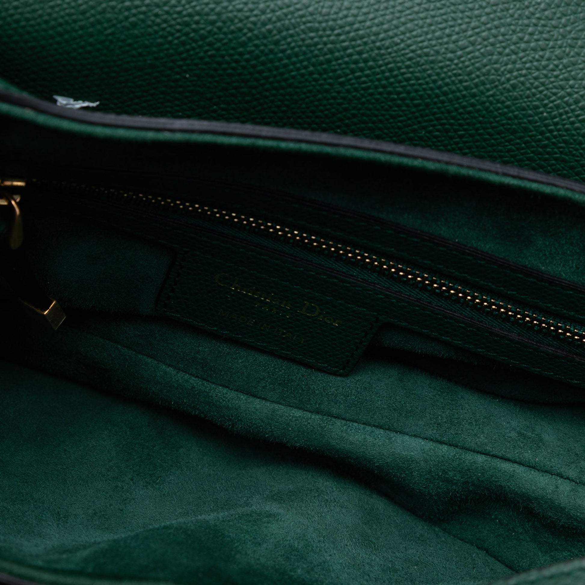Dior Mini Grained Calfskin Saddle Bag