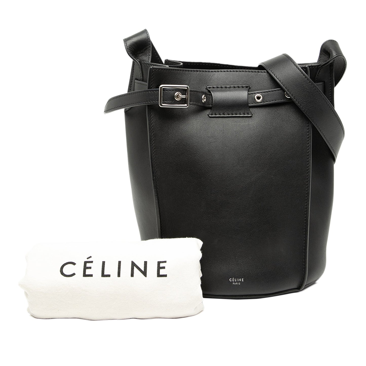 Celine Nano Leather Big Bag Bucket Crossbody