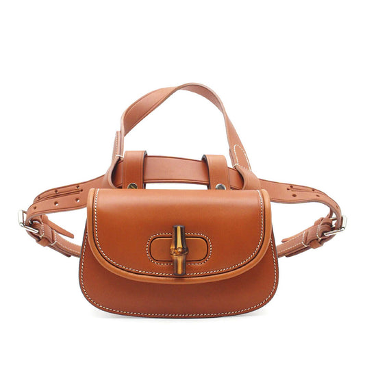 Gucci Mini Leather Bamboo 1947 Belt Bag