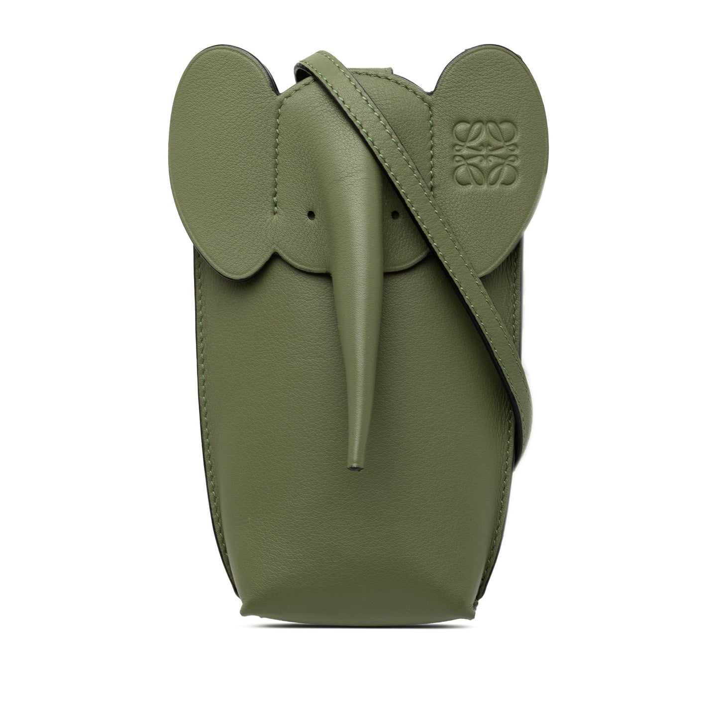 LOEWE Leather Elephant Pocket Crossbody