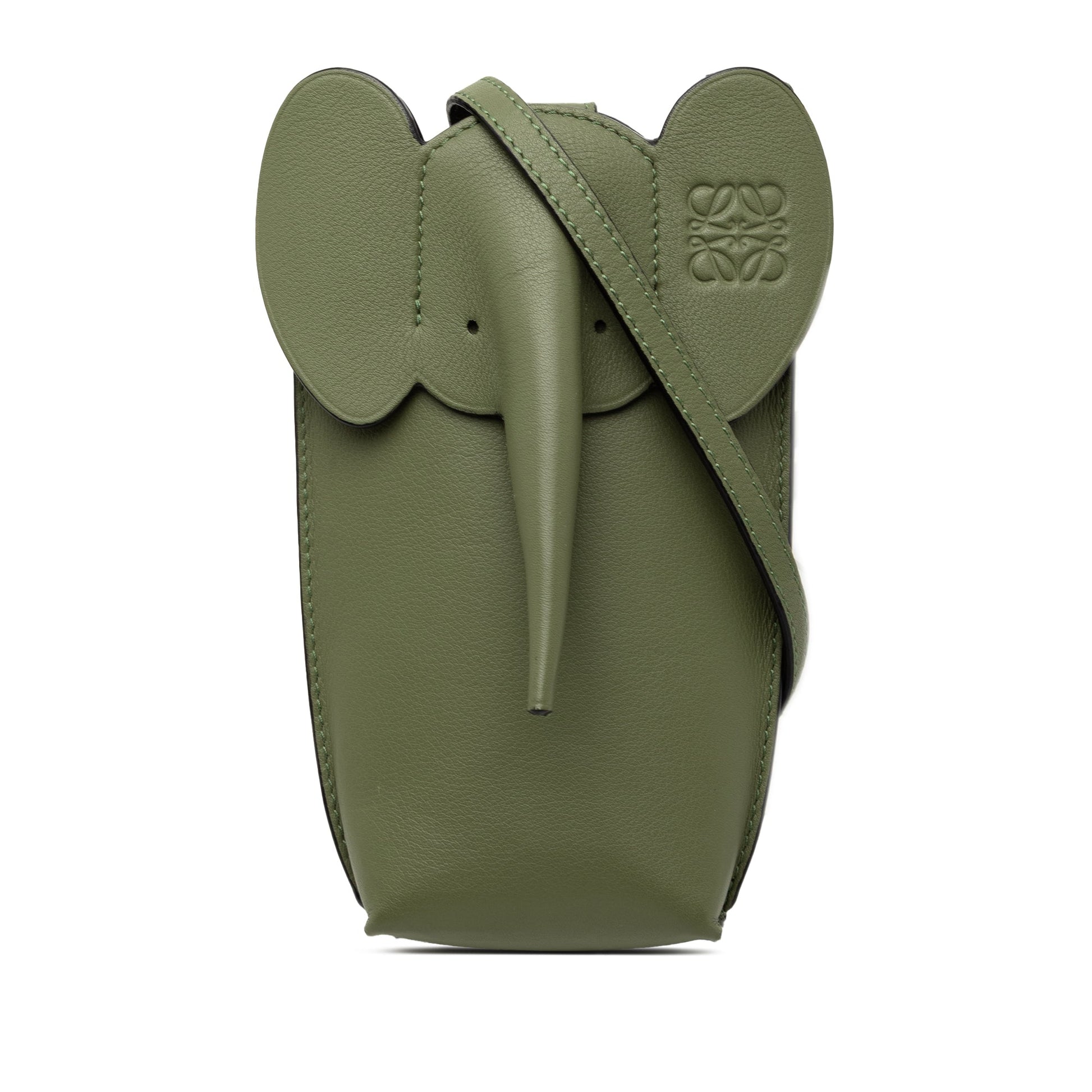 LOEWE Leather Elephant Pocket Crossbody