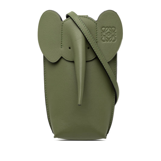 LOEWE Leather Elephant Pocket Crossbody