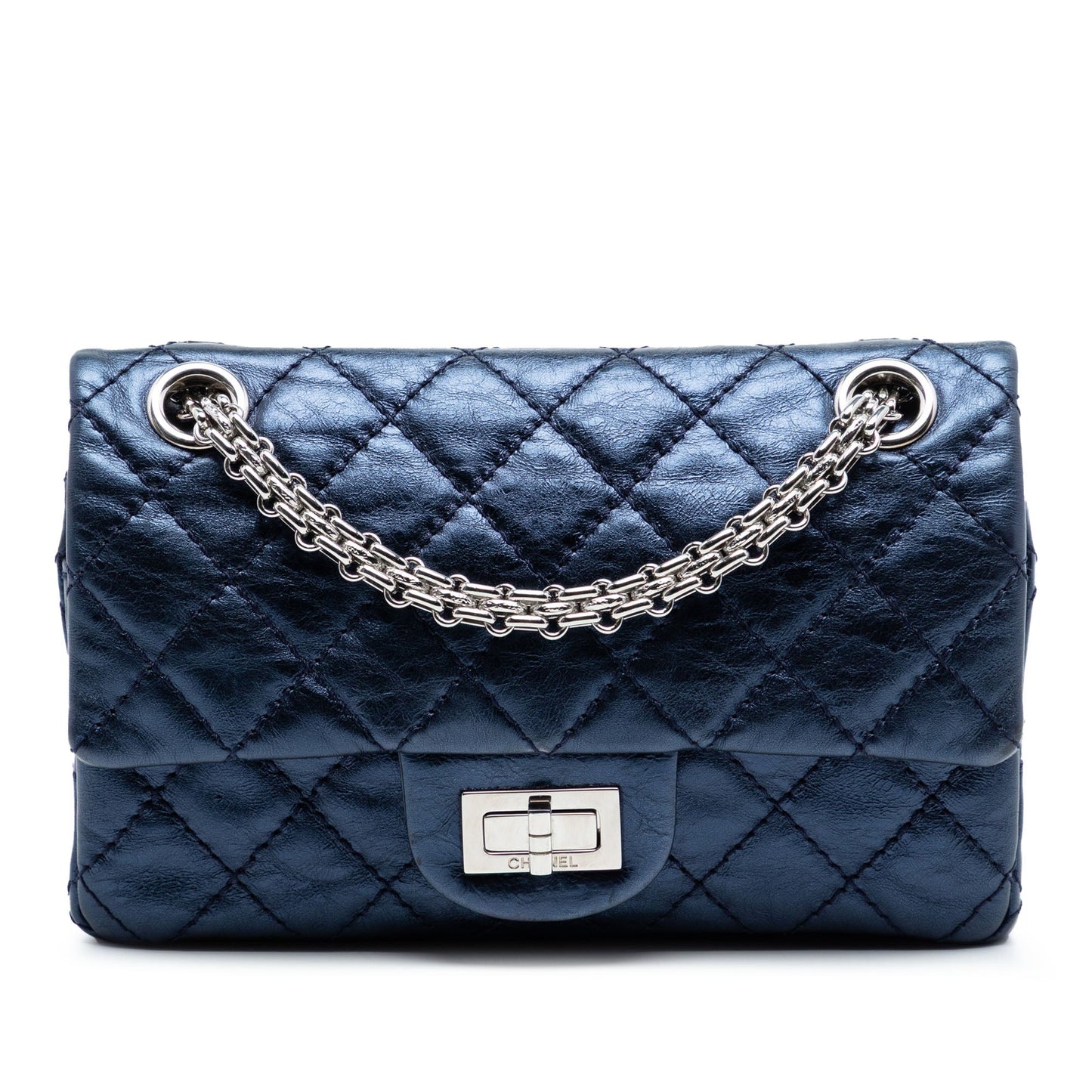 Chanel Metallic Aged Calfskin Reissue 2.55 Double Flap 224