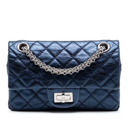 Chanel Metallic Aged Calfskin Reissue 2.55 Double Flap 224