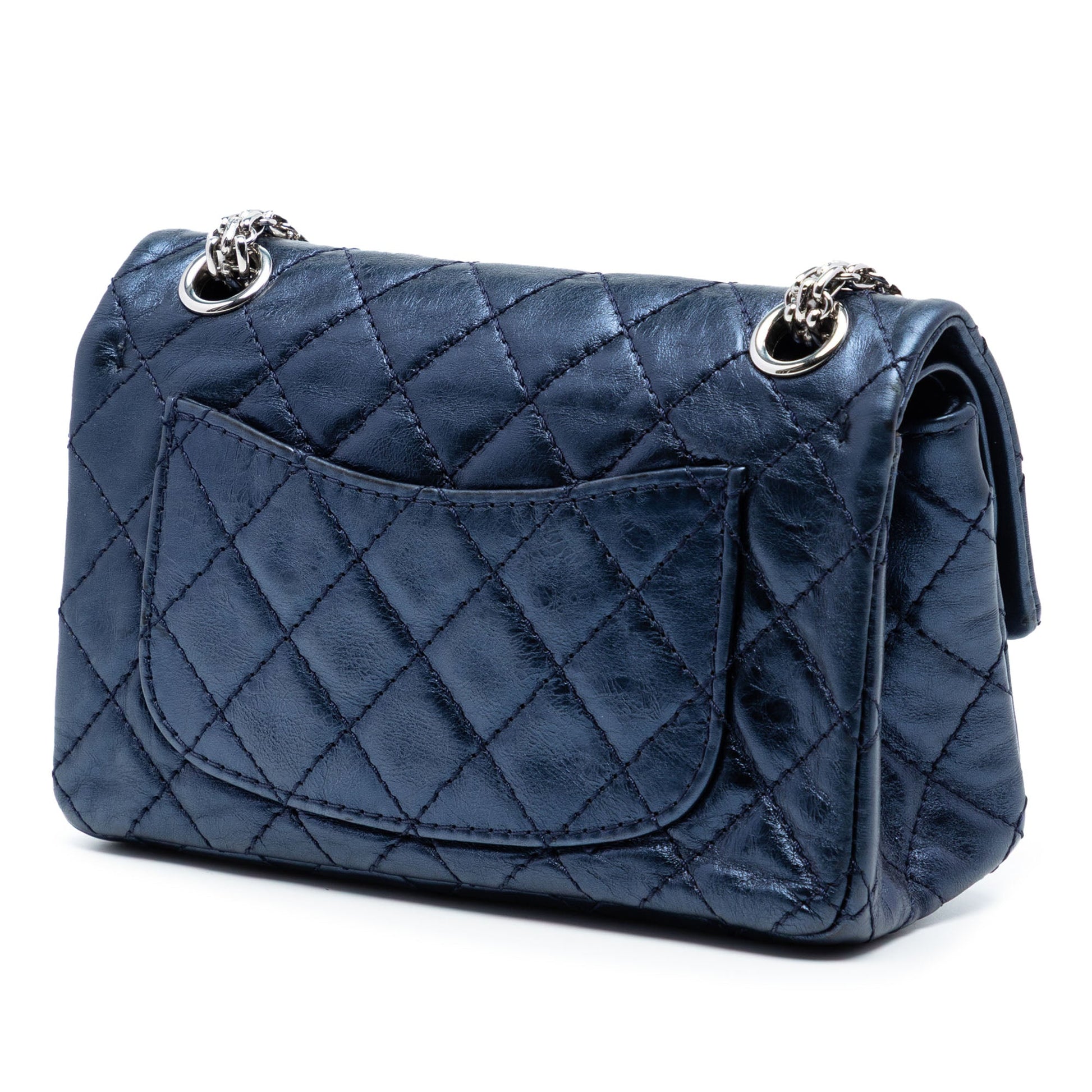 Chanel Metallic Aged Calfskin Reissue 2.55 Double Flap 224