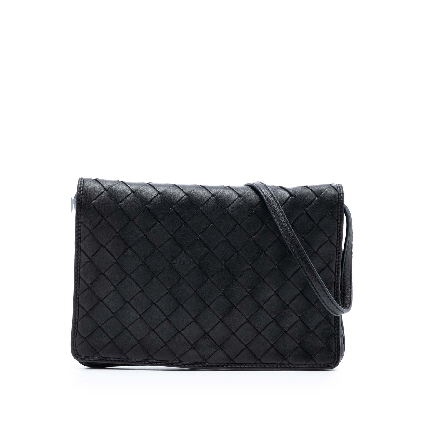 Nappa Intrecciato Flap Crossbody