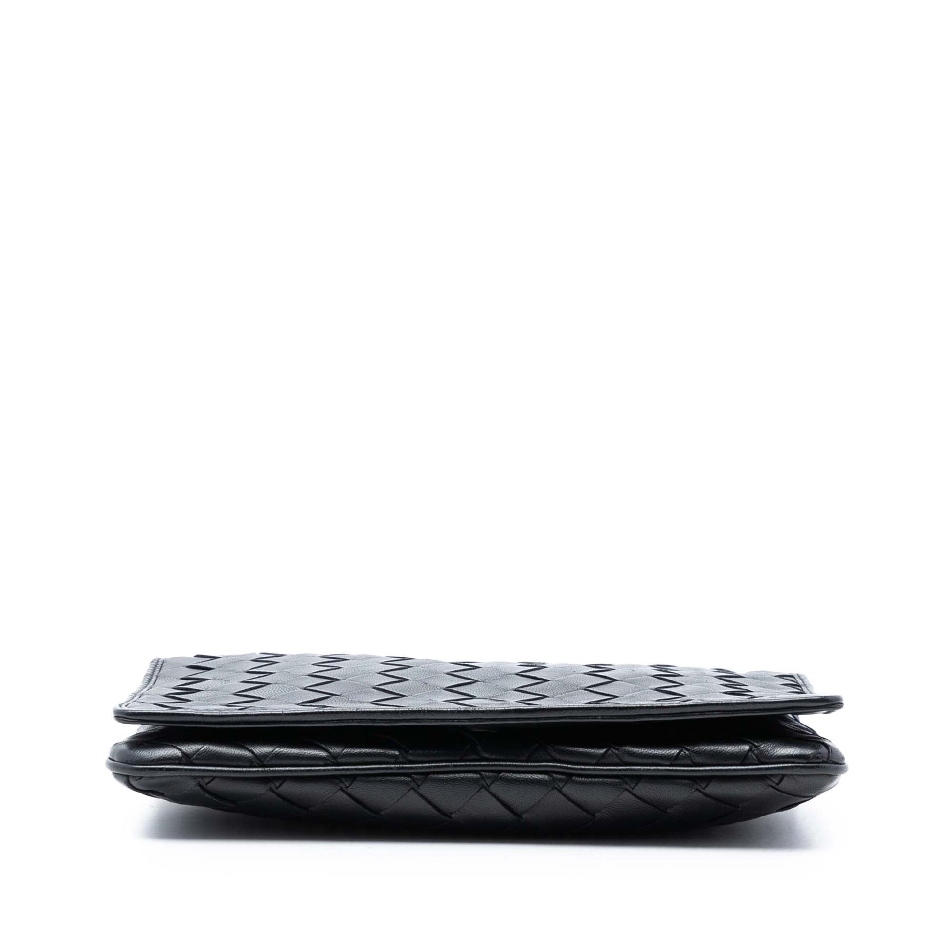 Nappa Intrecciato Flap Crossbody