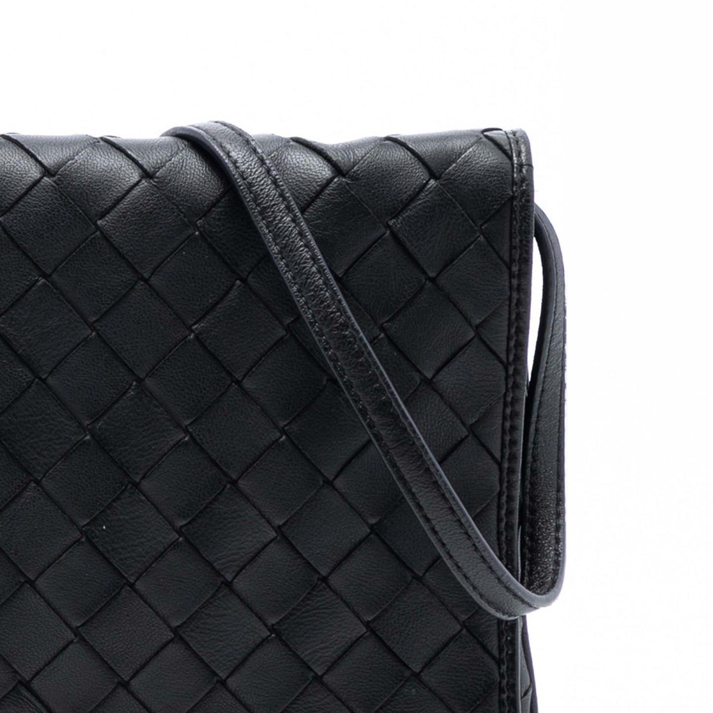 Nappa Intrecciato Flap Crossbody