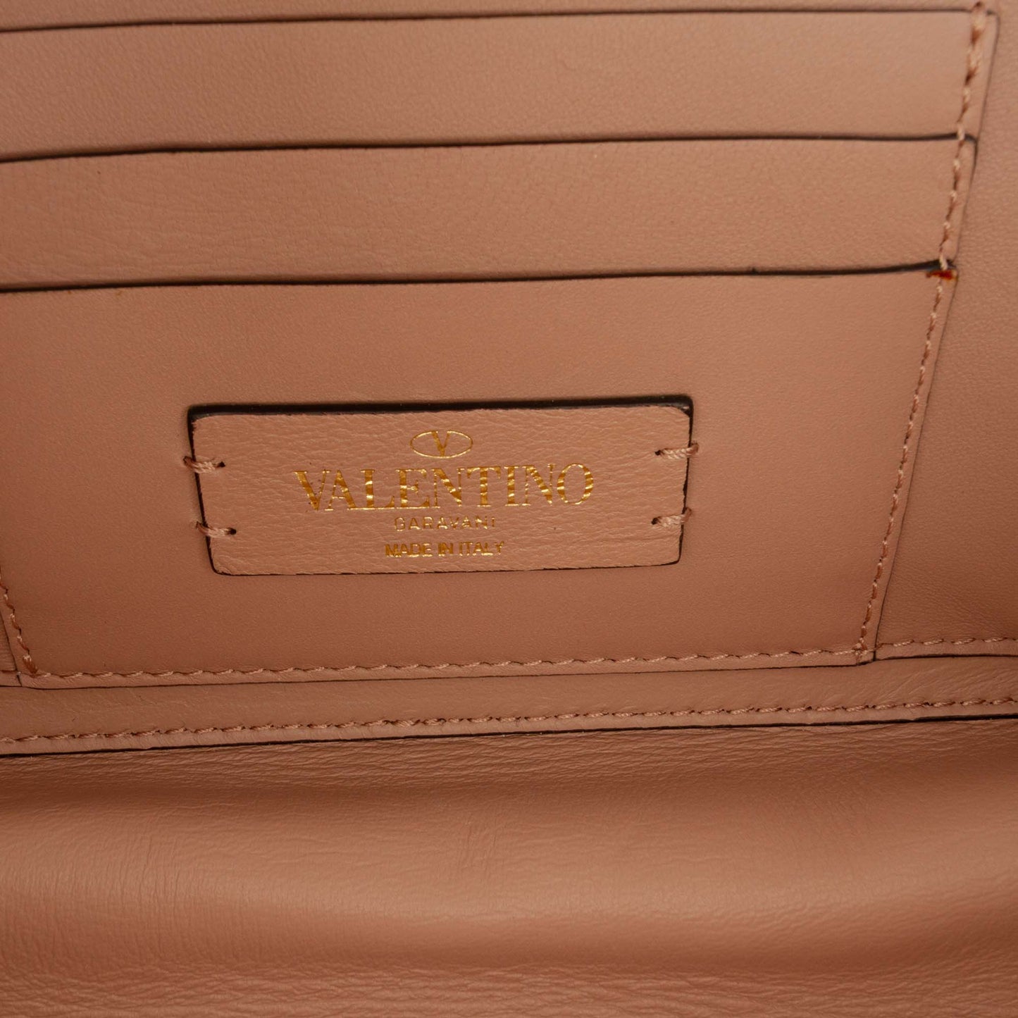 Valentino Calfskin Roman Stud Box Clutch on Strap