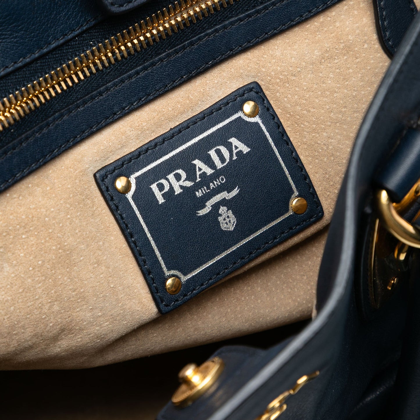 Prada Soft Calfskin Open Convertible Shopping Tote