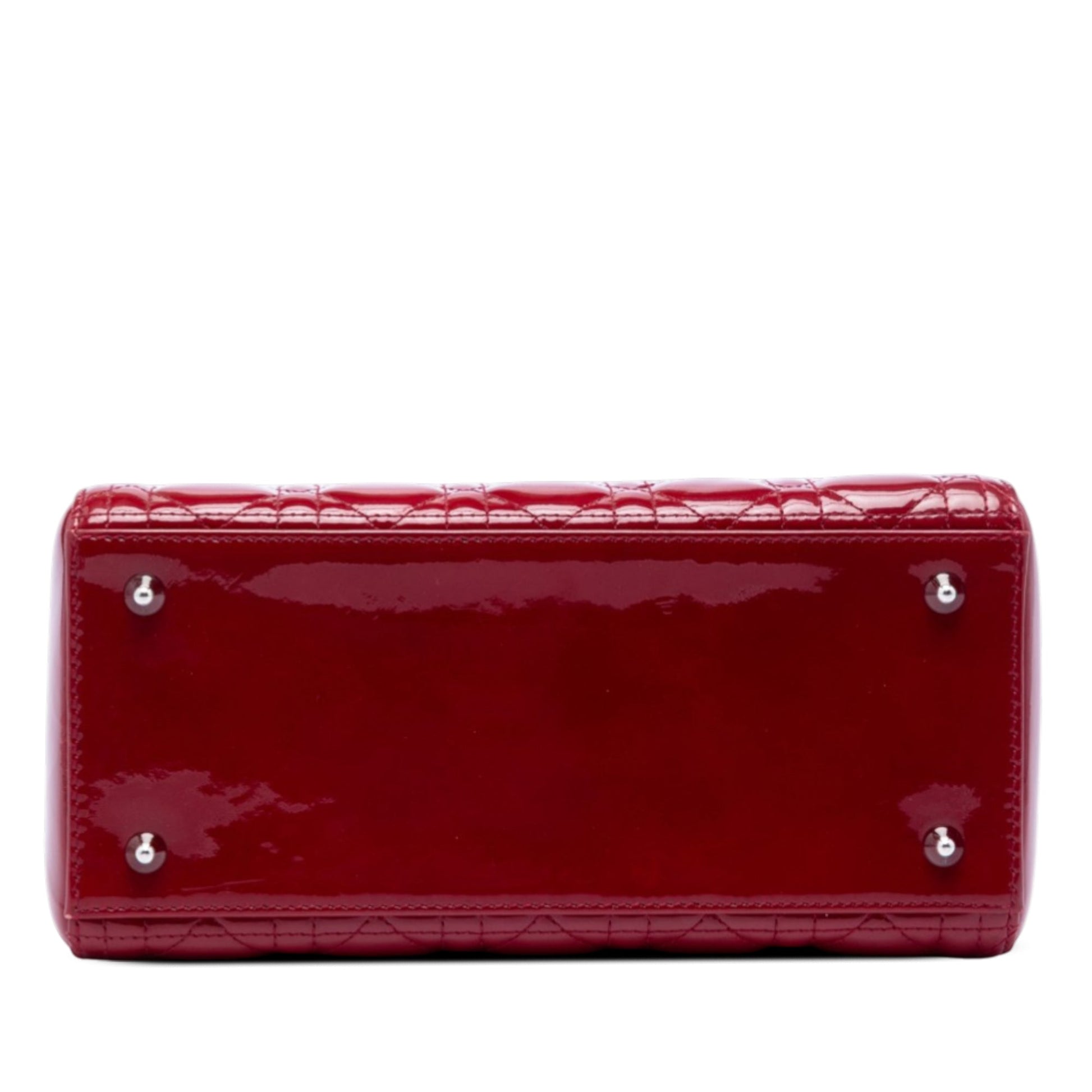 Dior Medium Patent Cannage Lady Dior