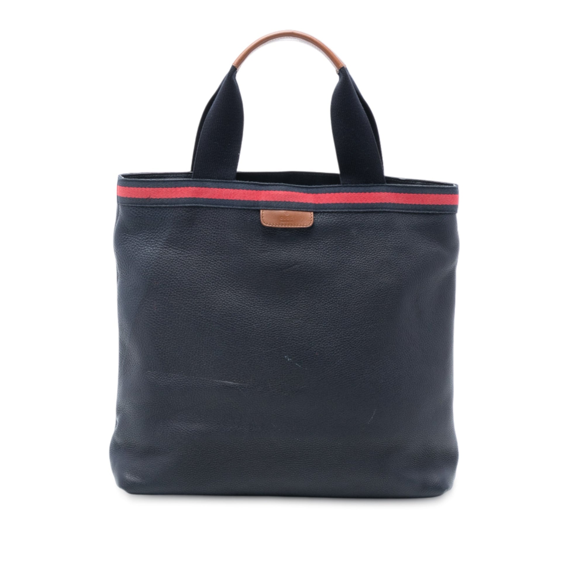 Gucci Leather Web Tote
