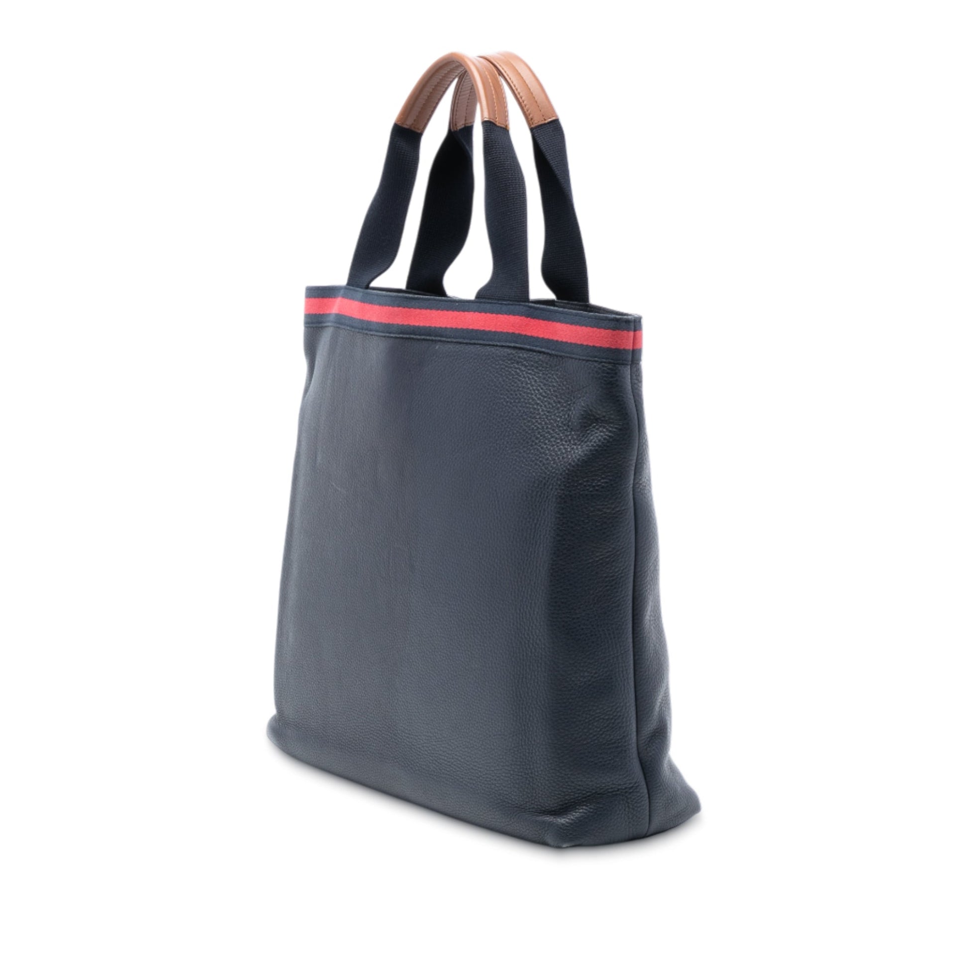 Gucci Leather Web Tote