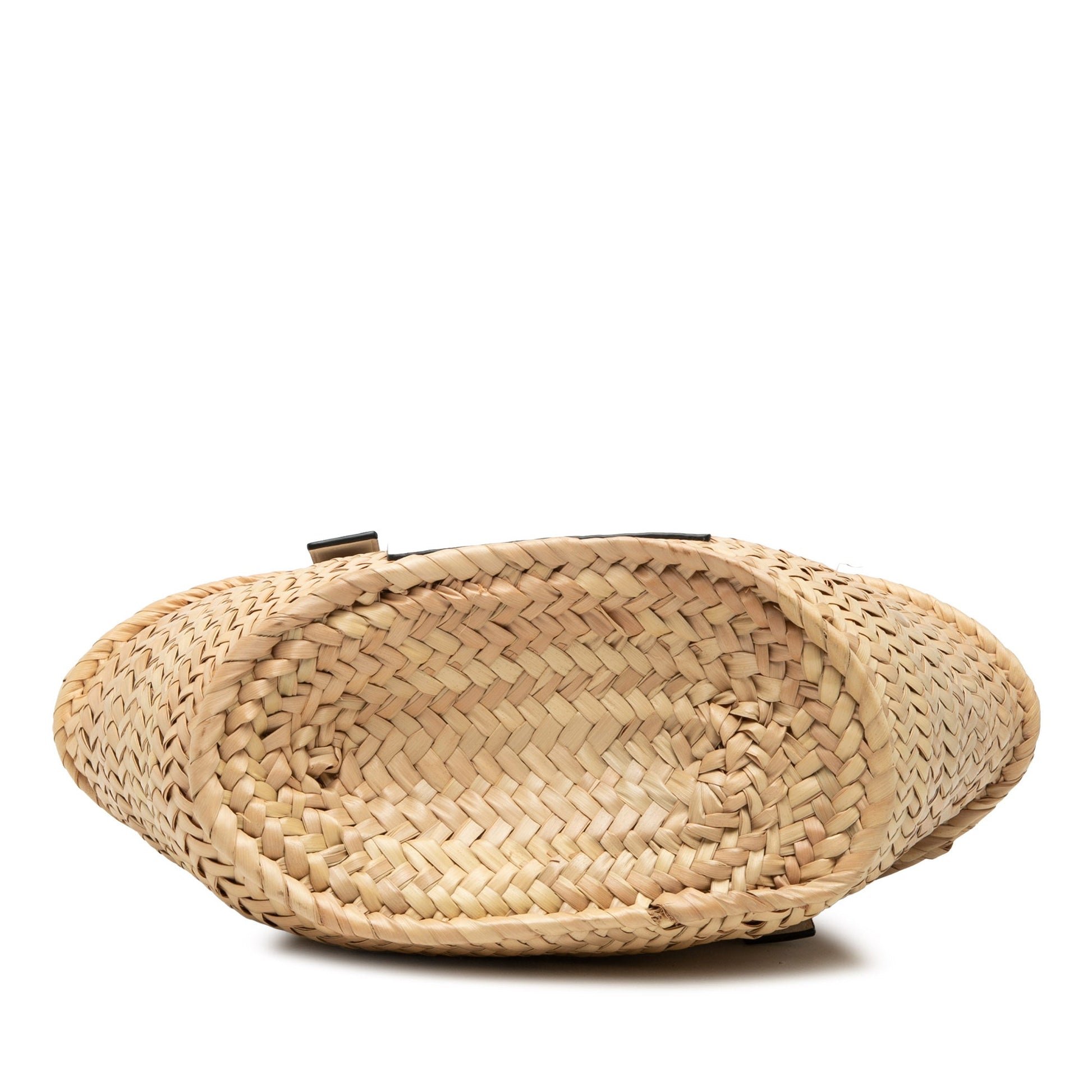 LOEWE Small Raffia Anagram Basket Tote