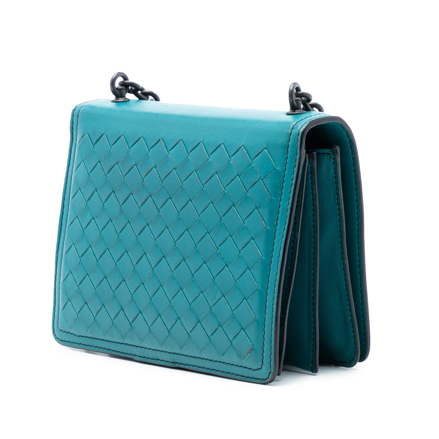Bottega Veneta Mini Nappa Intrecciato Runway Shoulder Bag