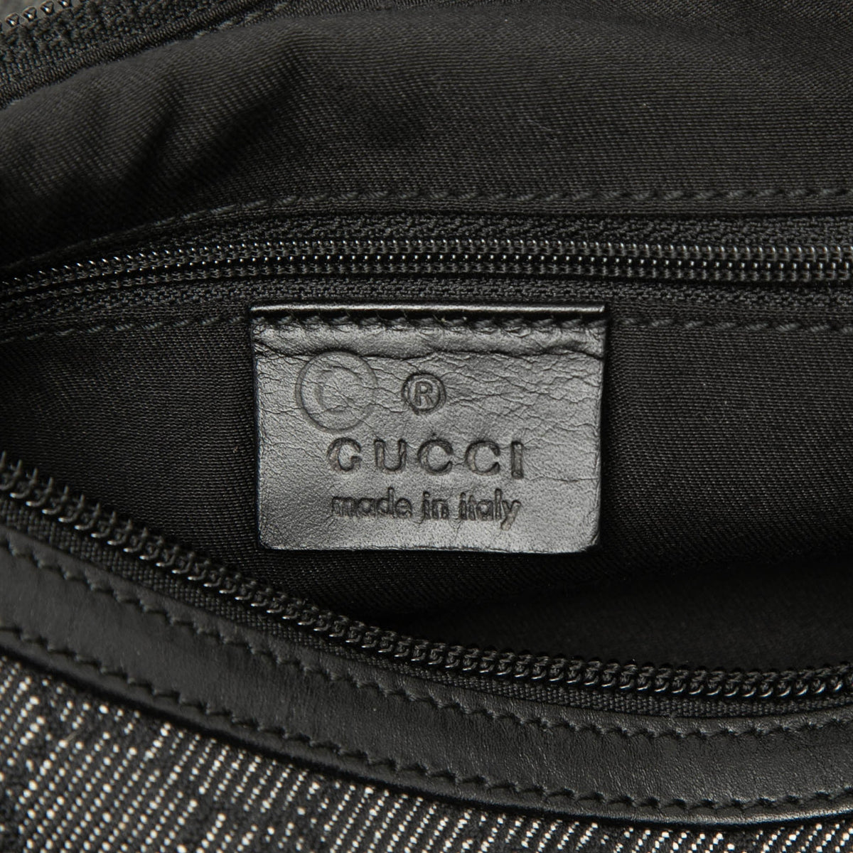 Gucci GG Denim Shoulder Bag
