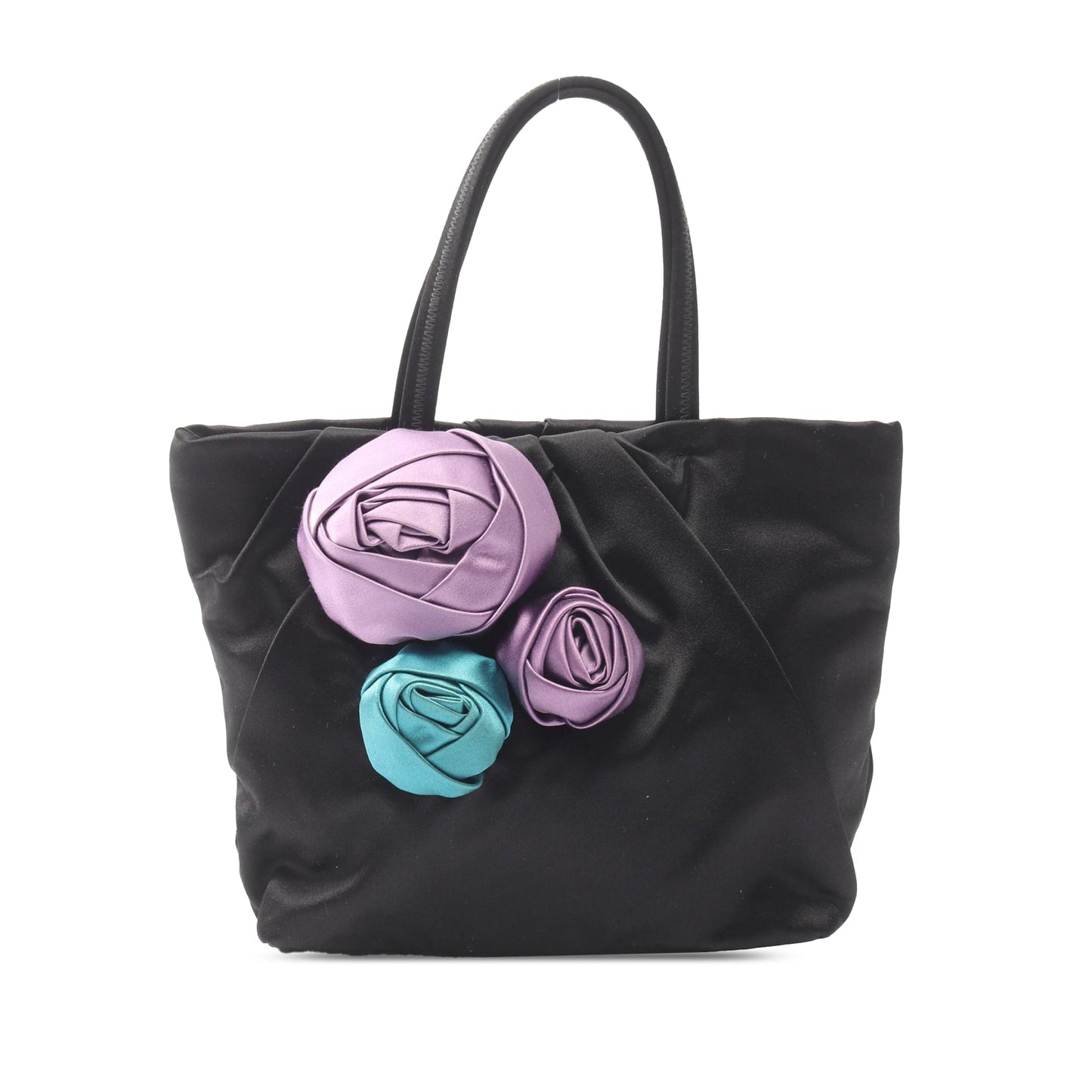 Prada Satin Floral Handbag