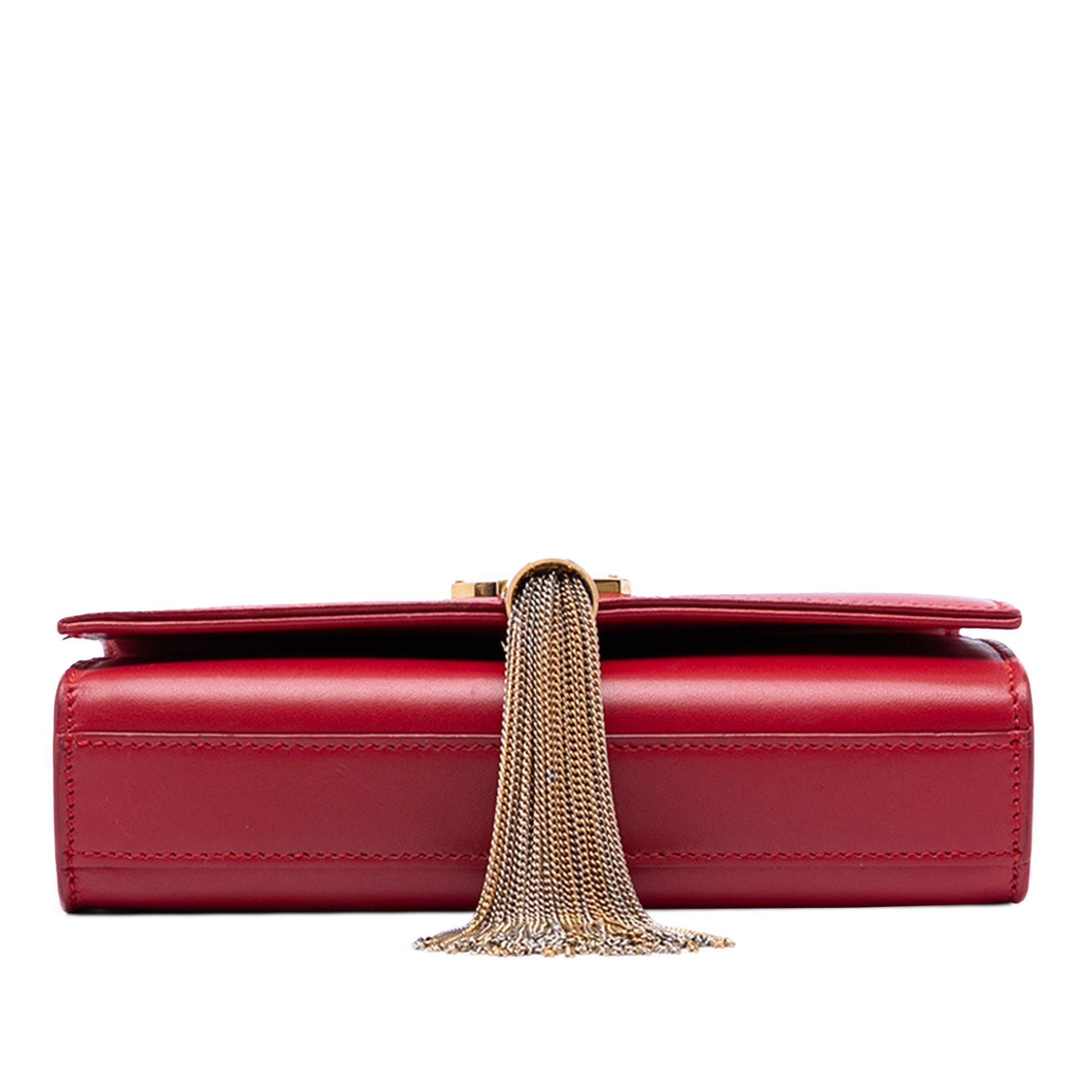 Saint Laurent Small Smooth Calfskin Monogram Kate Tassel Crossbody