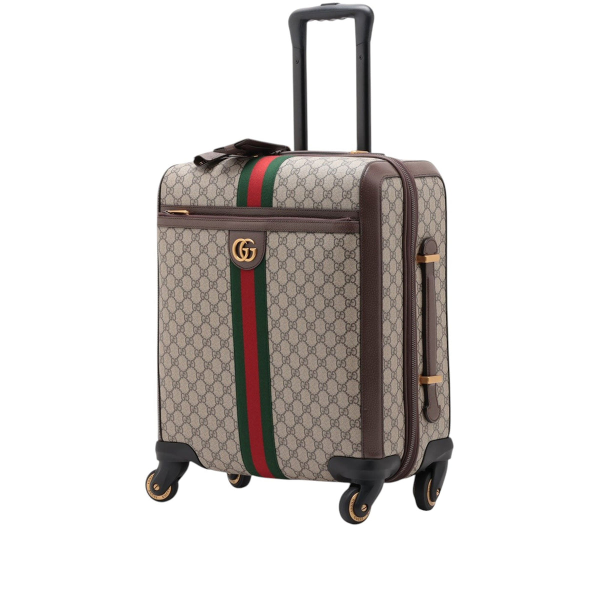 Gucci GG Supreme Web Travel Bag — Beige