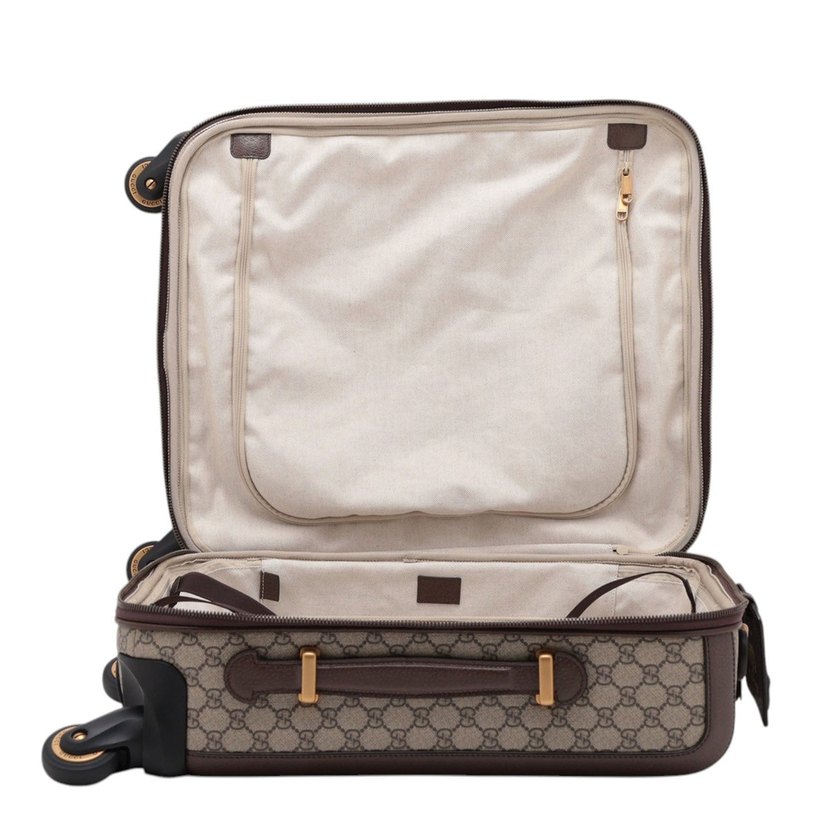 Gucci GG Supreme Web Travel Bag — Beige