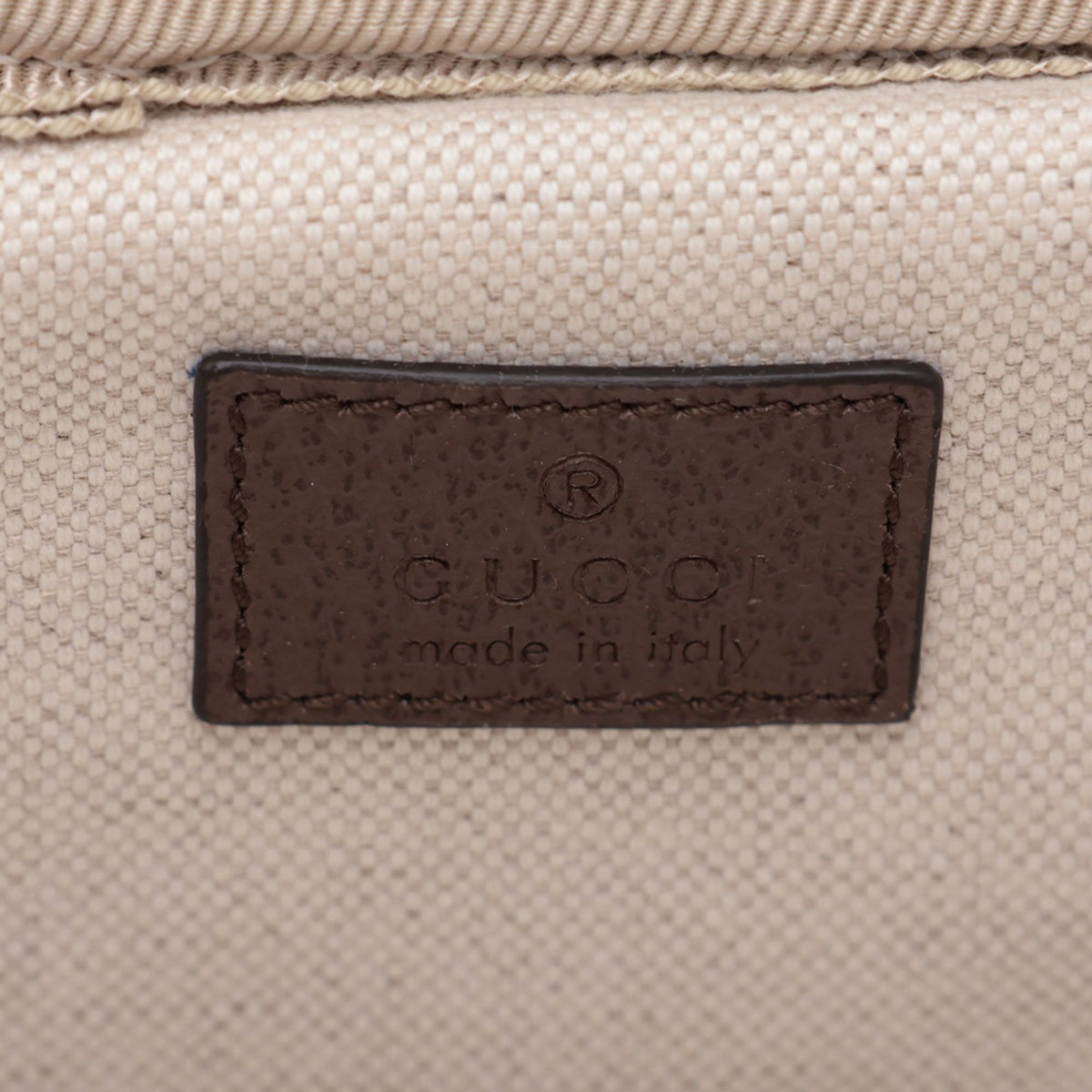 Gucci GG Supreme Web Travel Bag — Beige