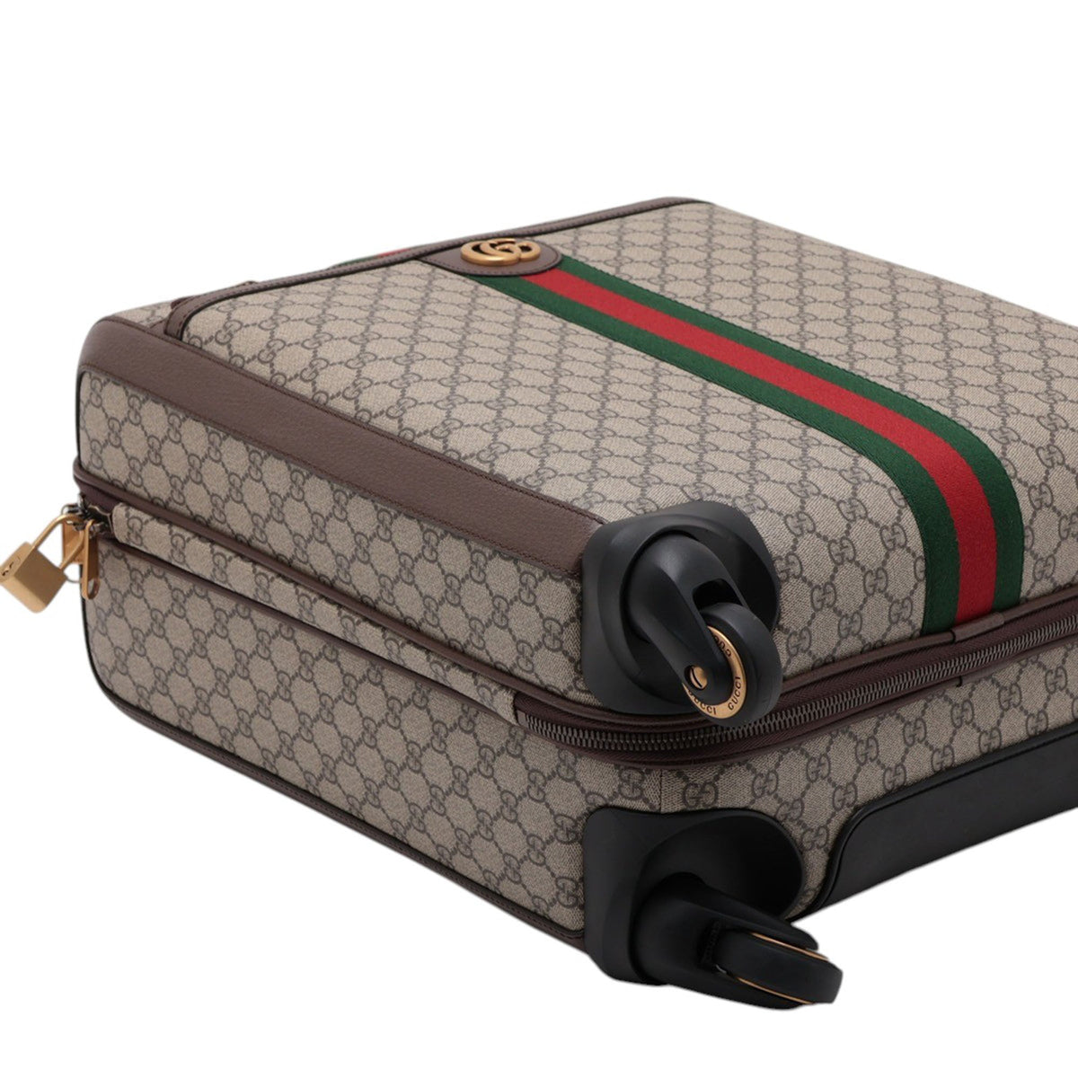 Gucci GG Supreme Web Travel Bag — Beige