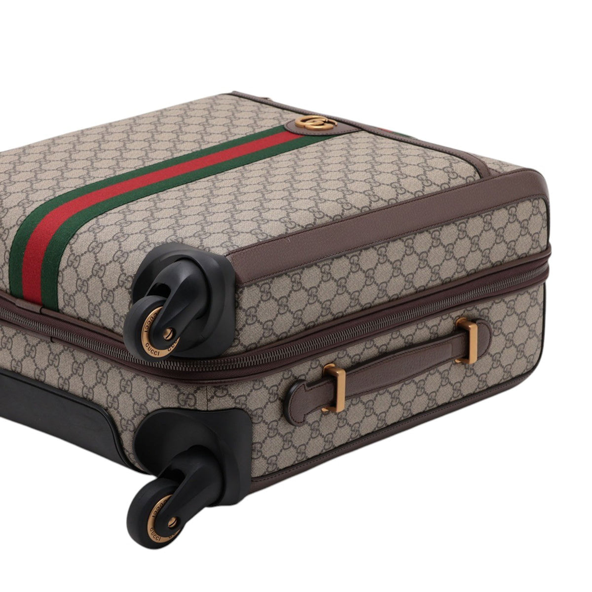 Gucci GG Supreme Web Travel Bag — Beige
