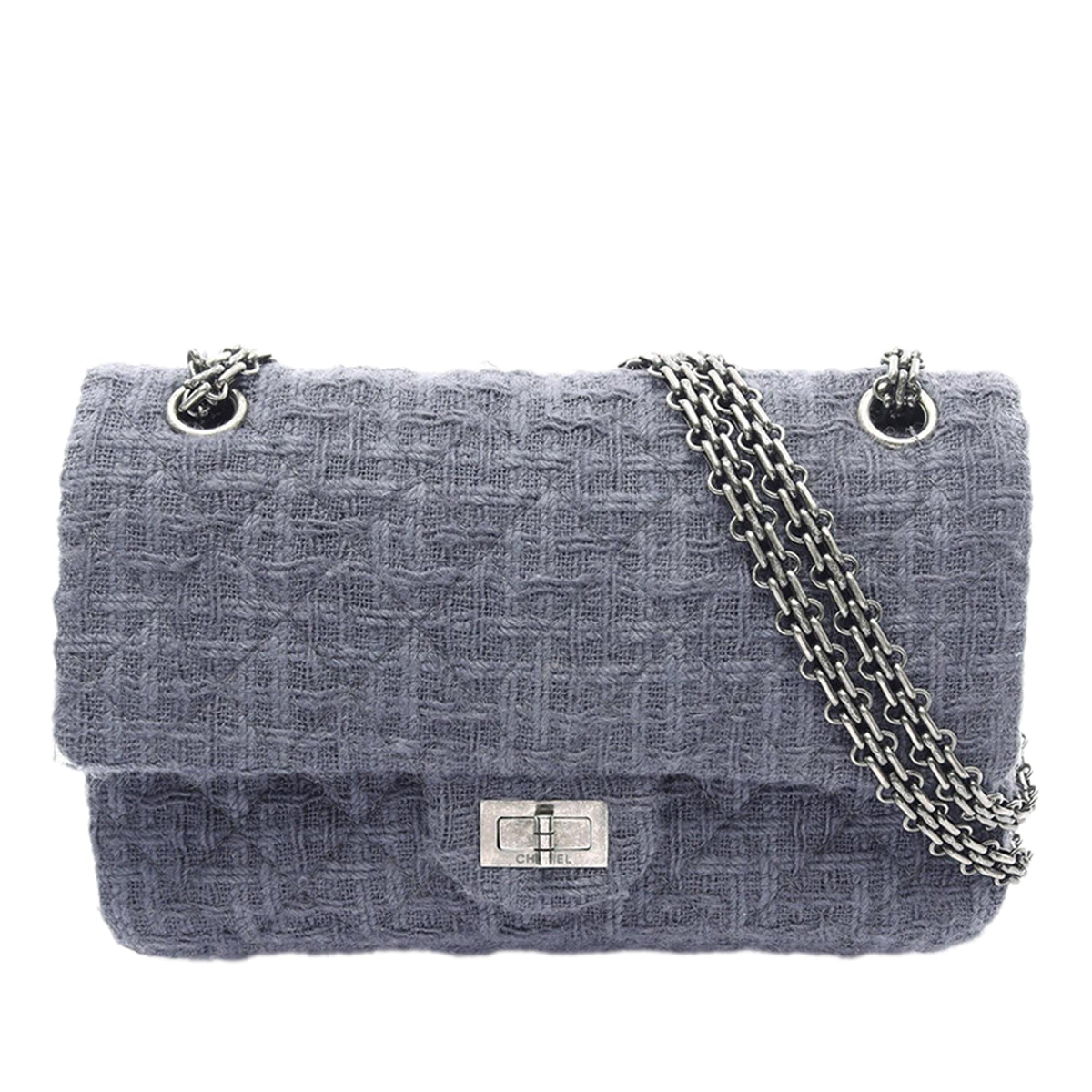 Chanel Quilted Wool Reissue 2.55 Double Flap 225