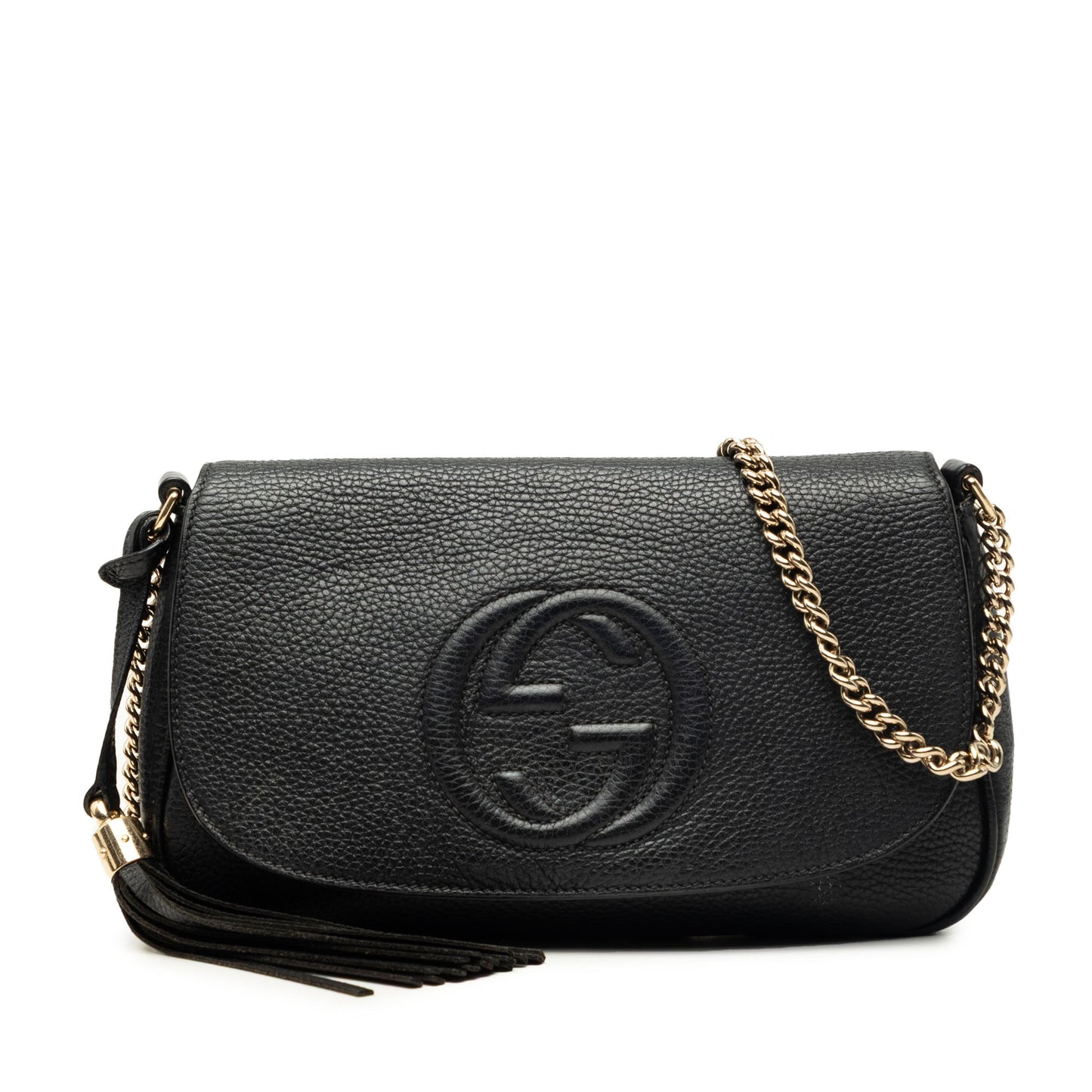 Gucci Medium Calfskin Soho Chain Flap Crossbody