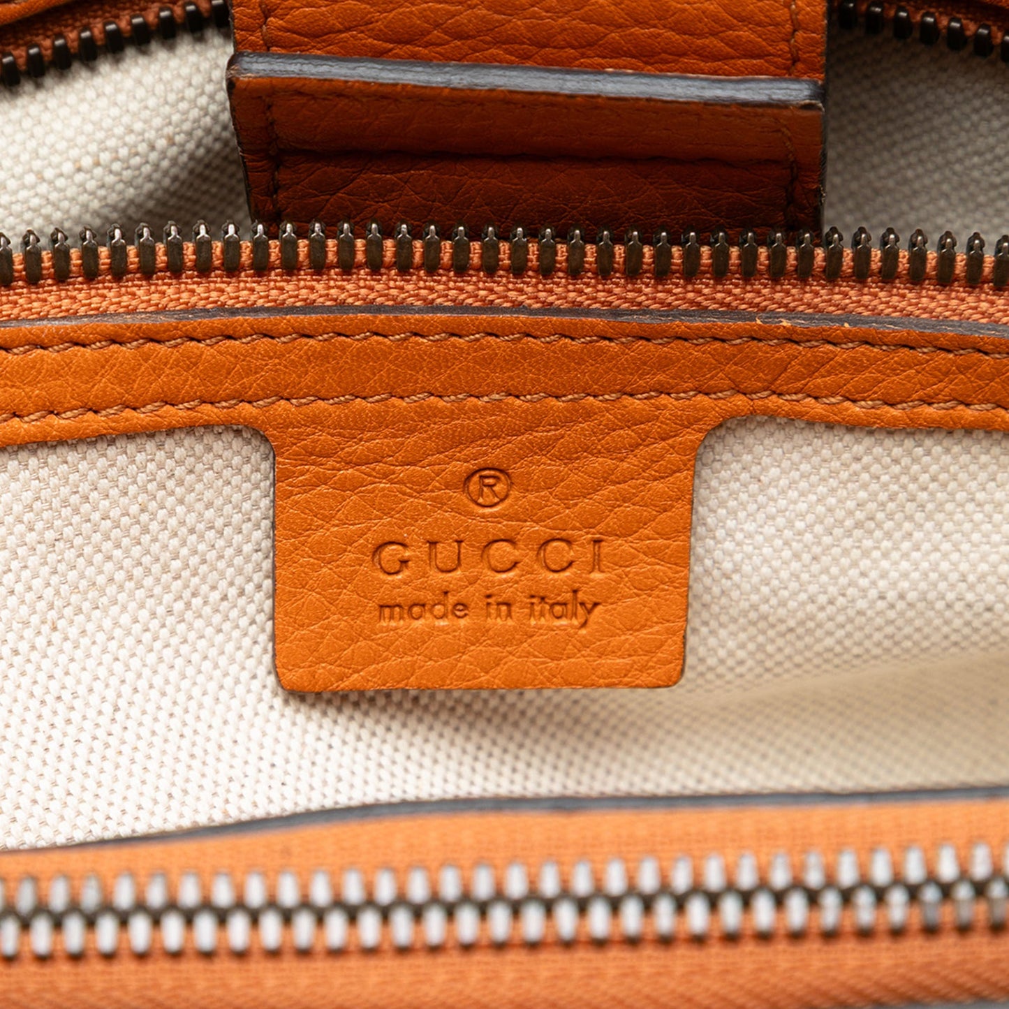 Gucci Medium Calfskin Bamboo Shopper Satchel