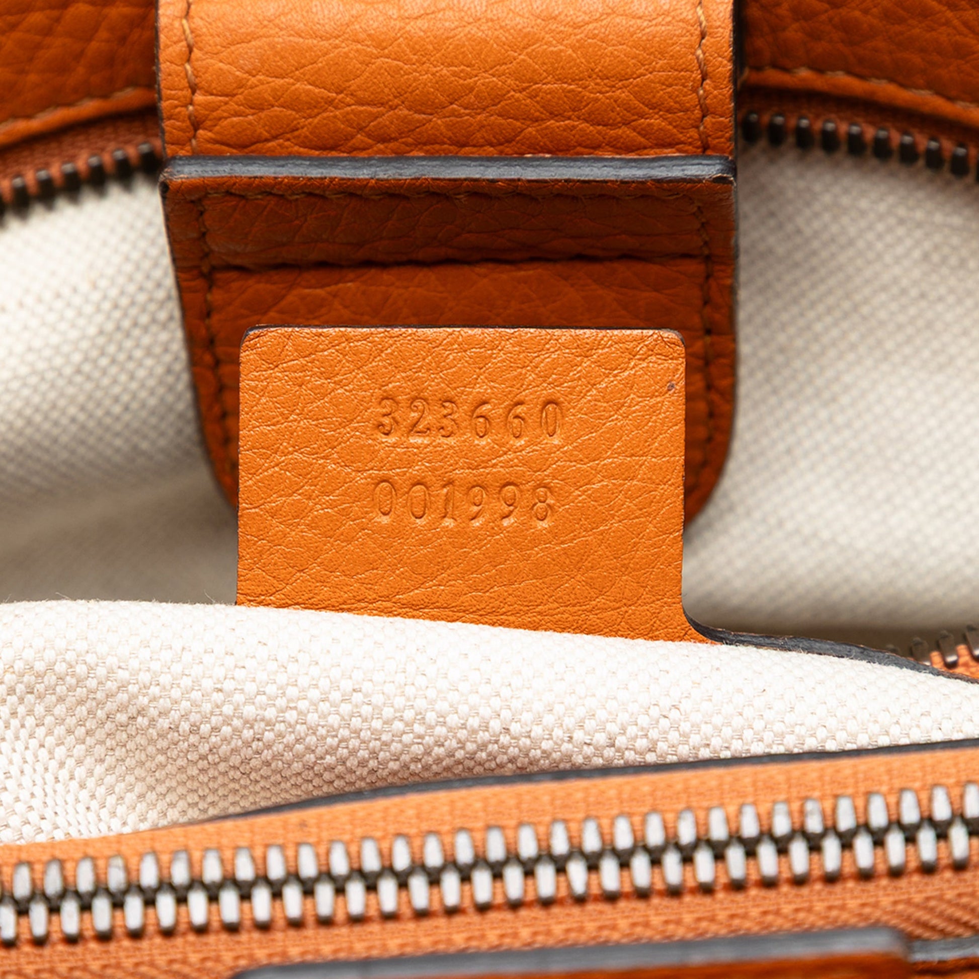 Gucci Medium Calfskin Bamboo Shopper Satchel