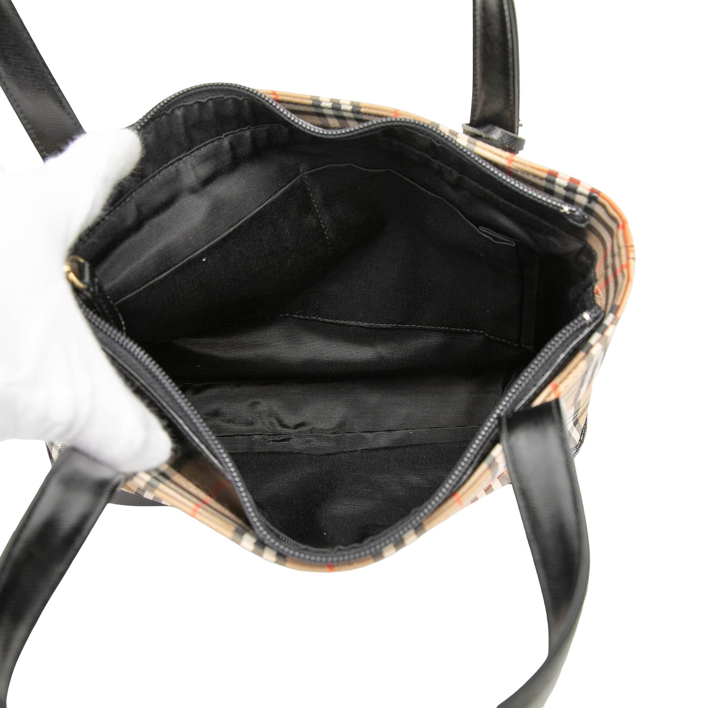 Burberry Haymarket Check Canvas Tote